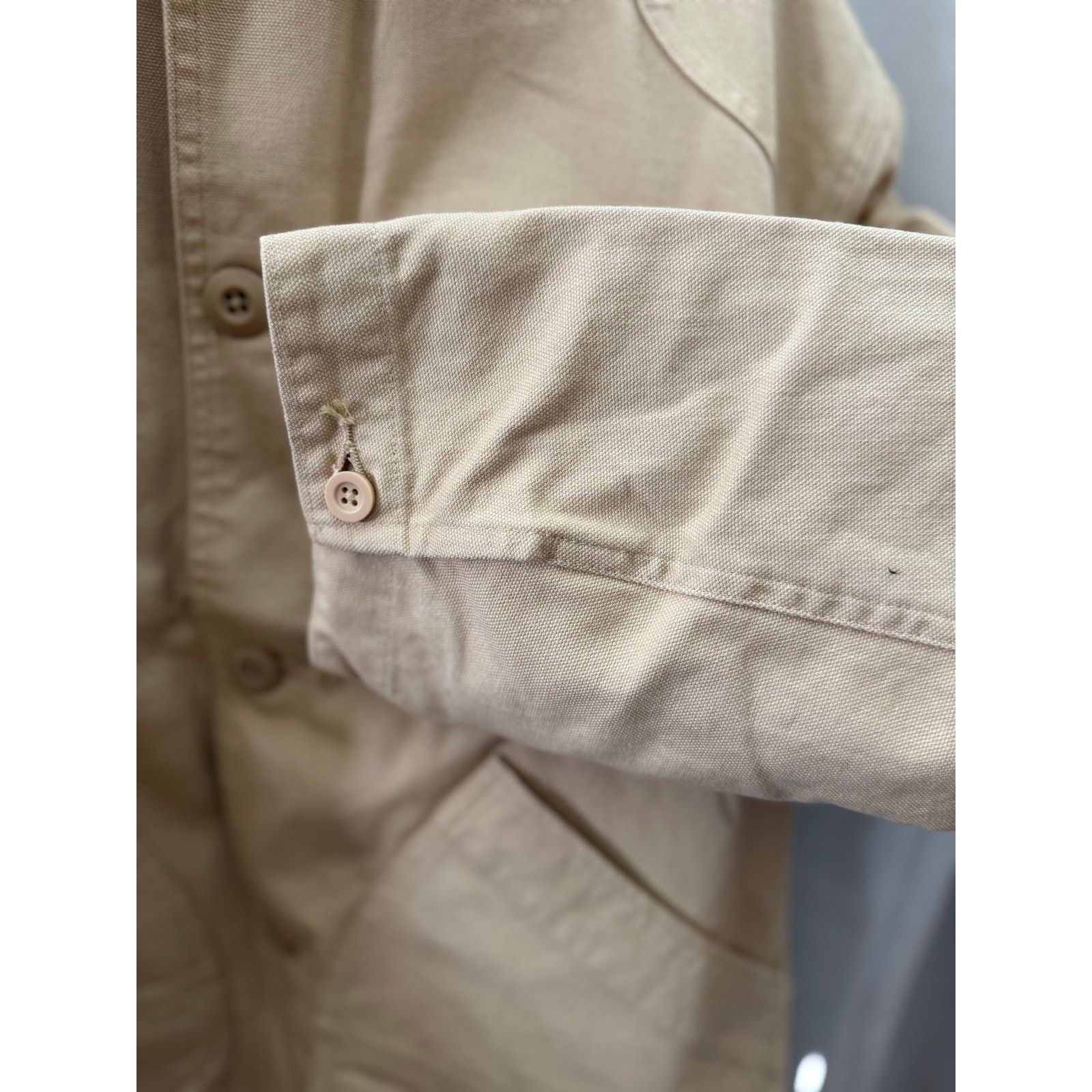 Nike Life Flannel Lined Stretch Cotton Blend Canvas Barn Coat med Size US M / EU 48-50 / 2 - 5 Thumbnail
