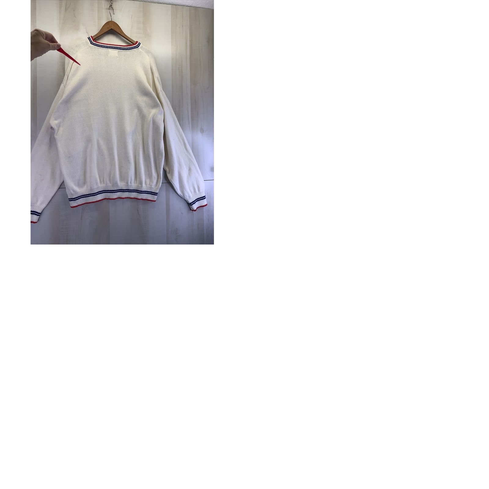 Vintage Vintage Pine State Classics Mens Knit Ivory Sweater 2XL KnIT 1980-90s Manheim Auctions By Pine State Classics Mens Knit Ivory Sweater Size US XXL / EU 58 / 5 - 9 Thumbnail