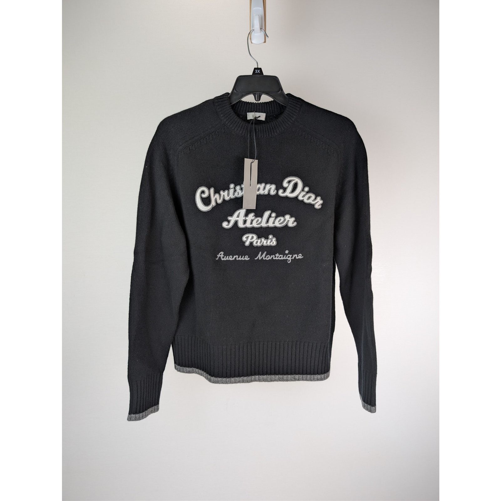 Dior o1rshd1 Atelier Paris Avenue Montaigne sweater Knitwear Size US XL / EU 56 / 4 - 2 Thumbnail