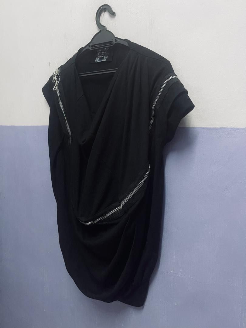 Japanese Brand Atsuro Tayama Asymmetric Zipper Cape Runway Size US M / EU 48-50 / 2 - 7 Thumbnail
