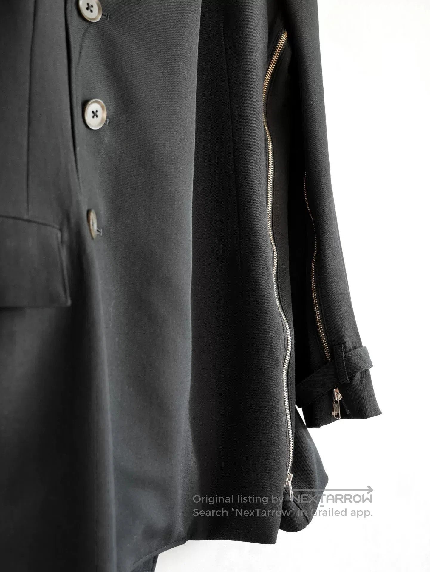 Yohji Yamamoto Yohji Yamamoto Zip Handcuff Jacket. Size US L / EU 52-54 / 3 - 3 Thumbnail