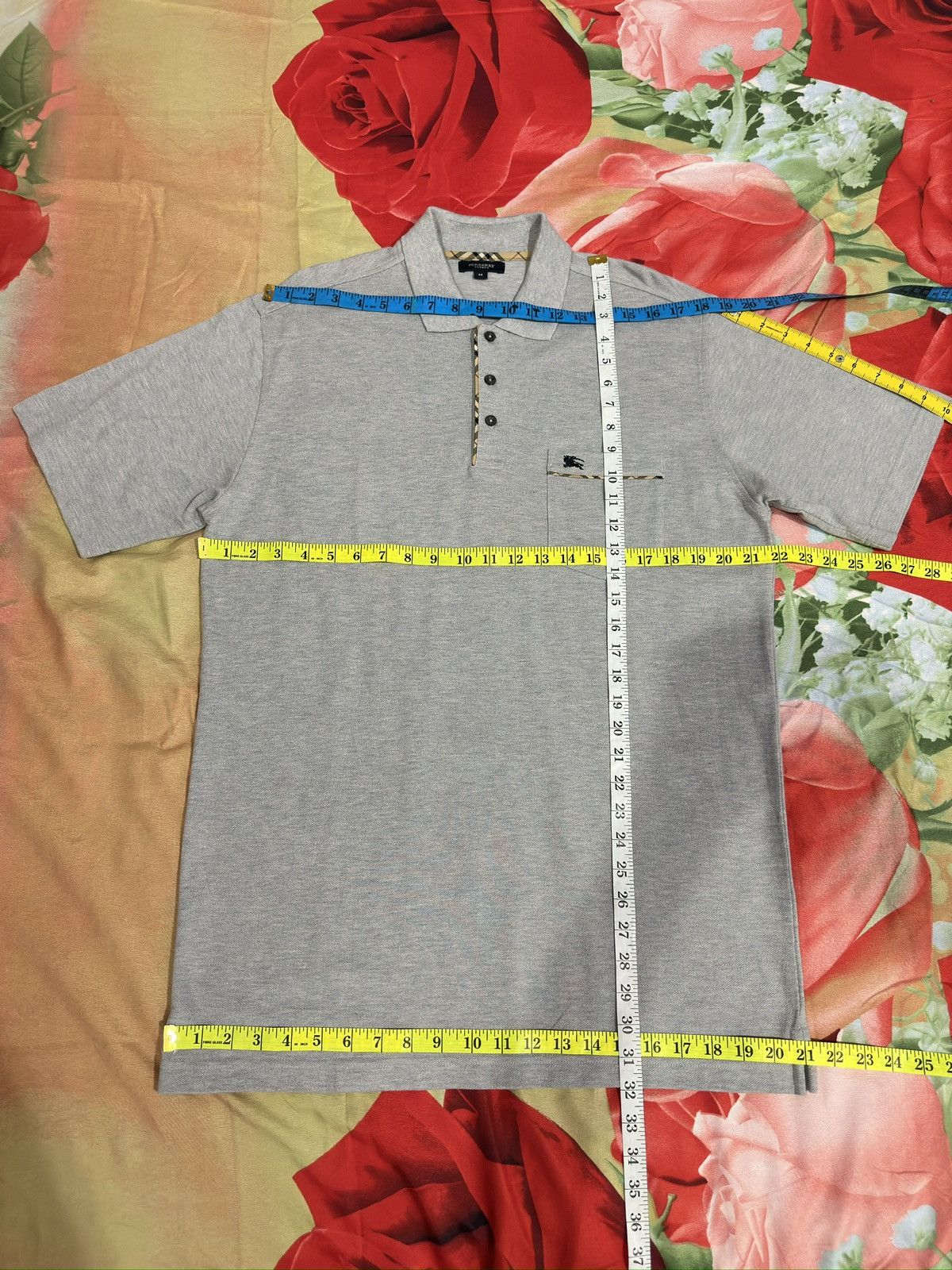 Burberry Burberry London Novacheck Polo Tee A186 Size US M / EU 48-50 / 2 - 6 Thumbnail