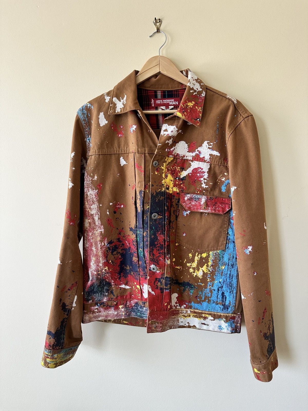 Junya Watanabe × Levi's Junya Watanabe Levis Painted Truckers jacket Size US L / EU 52-54 / 3 - 1 Thumbnail