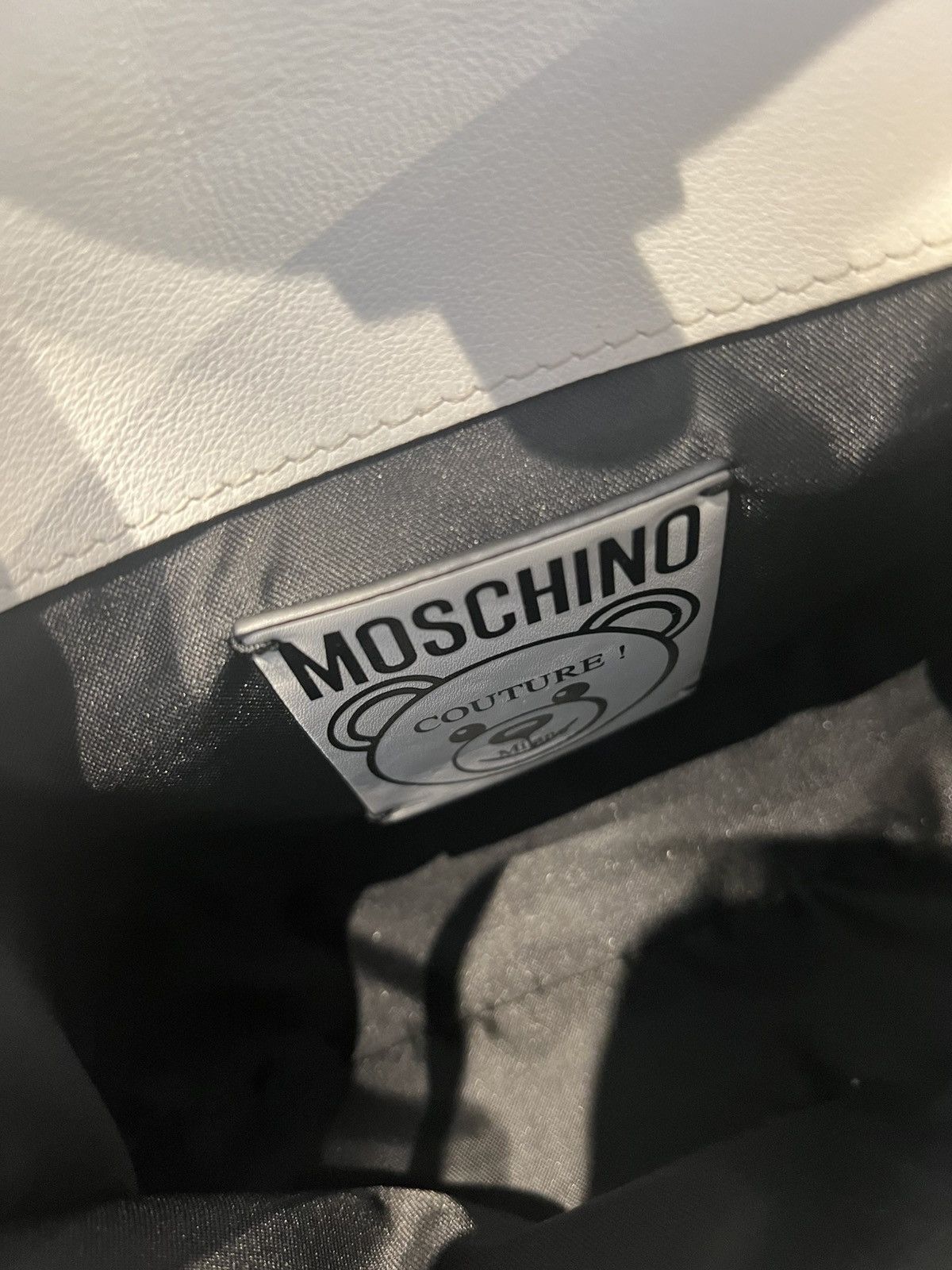 Moschino Rare Moschino Teddy Hidden Lock Two Way Bag ~ Authentic Size ONE SIZE - 8 Thumbnail