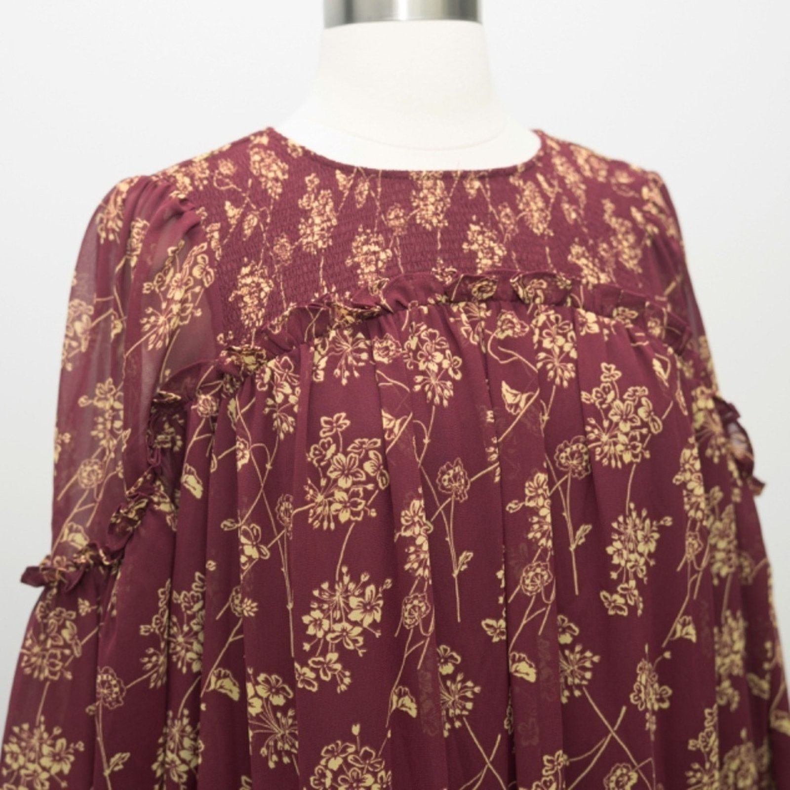 Cinq a Sept Cinq A Sept. Zola Chiffon Shift Dress. Size S / US 4 / IT 40 - 9 Thumbnail