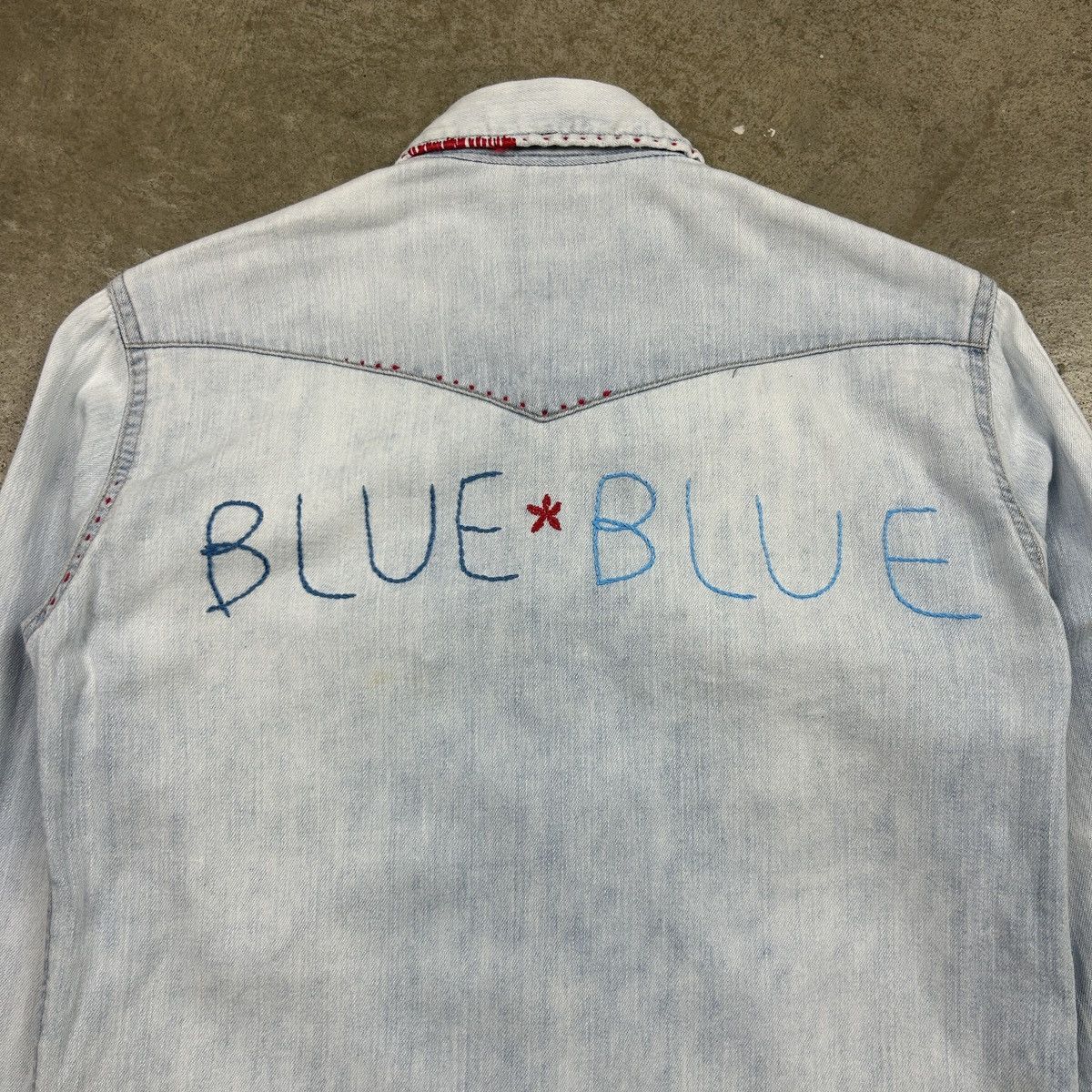 Blue Blue Japan Blue Blue Western Shirt Customised Size US XS / EU 42 / 0 - 14 Thumbnail