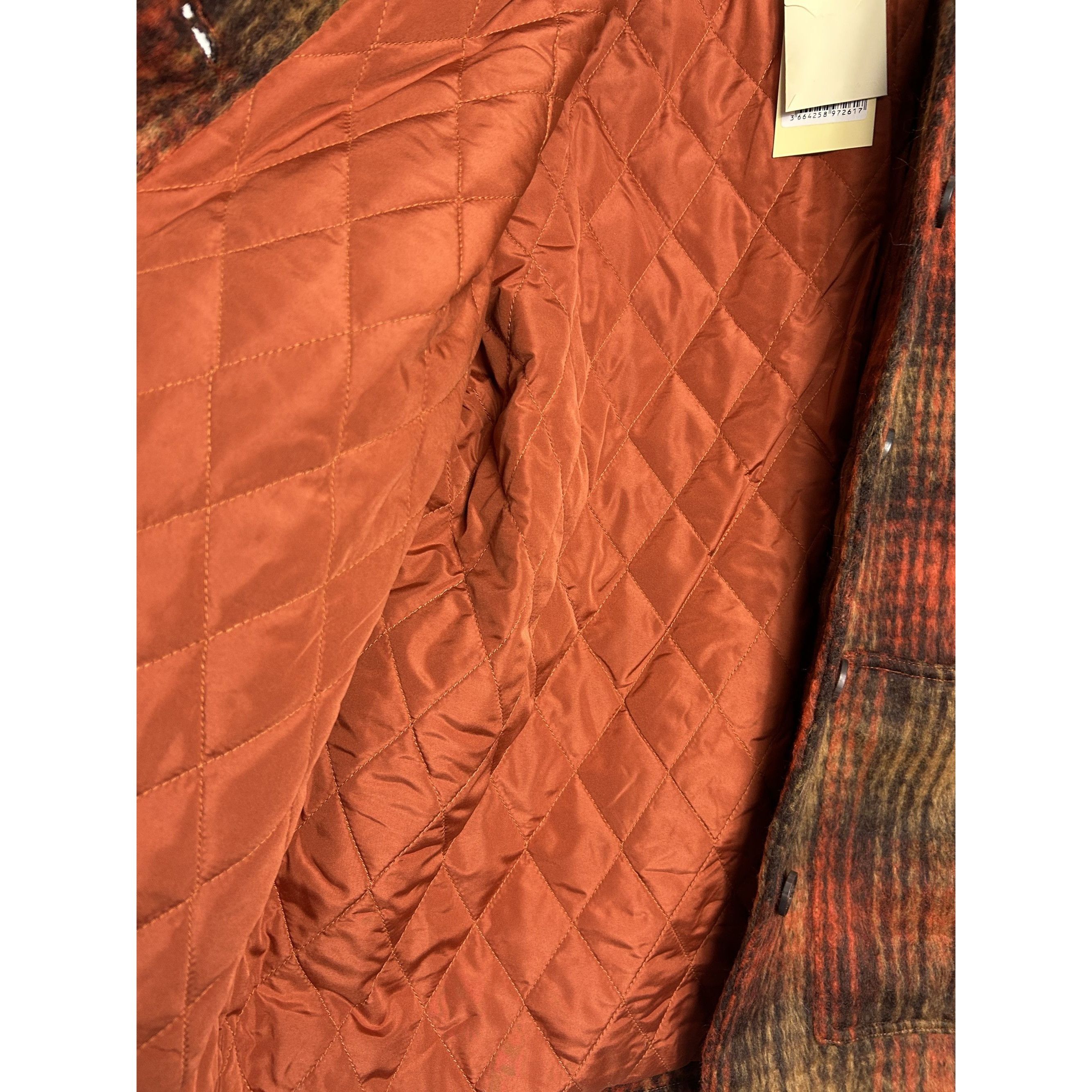 Other The Korner Women's Multicolor Plaid Fuzzy Shacket Coat - Sz Size M / US 6-8 / IT 42-44 - 4 Thumbnail