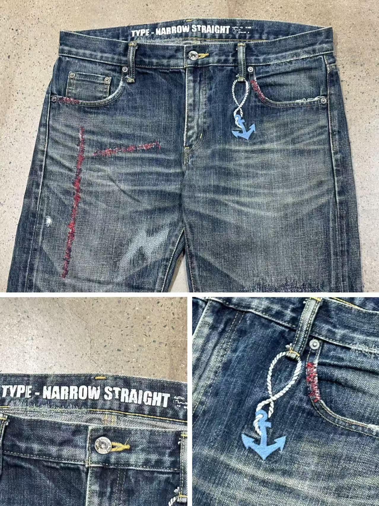 Neighborhood NBHD NEIGHBORHOOD 09ex Anchor Savage Denim Jeans Size US 36 / EU 52 - 2 Thumbnail