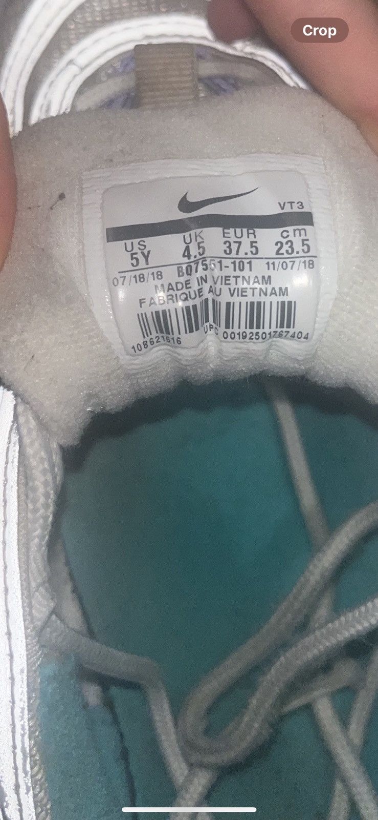 Nike Air Max 97 White/Hyper Jade Size US 5 / EU 37 - 6 Thumbnail