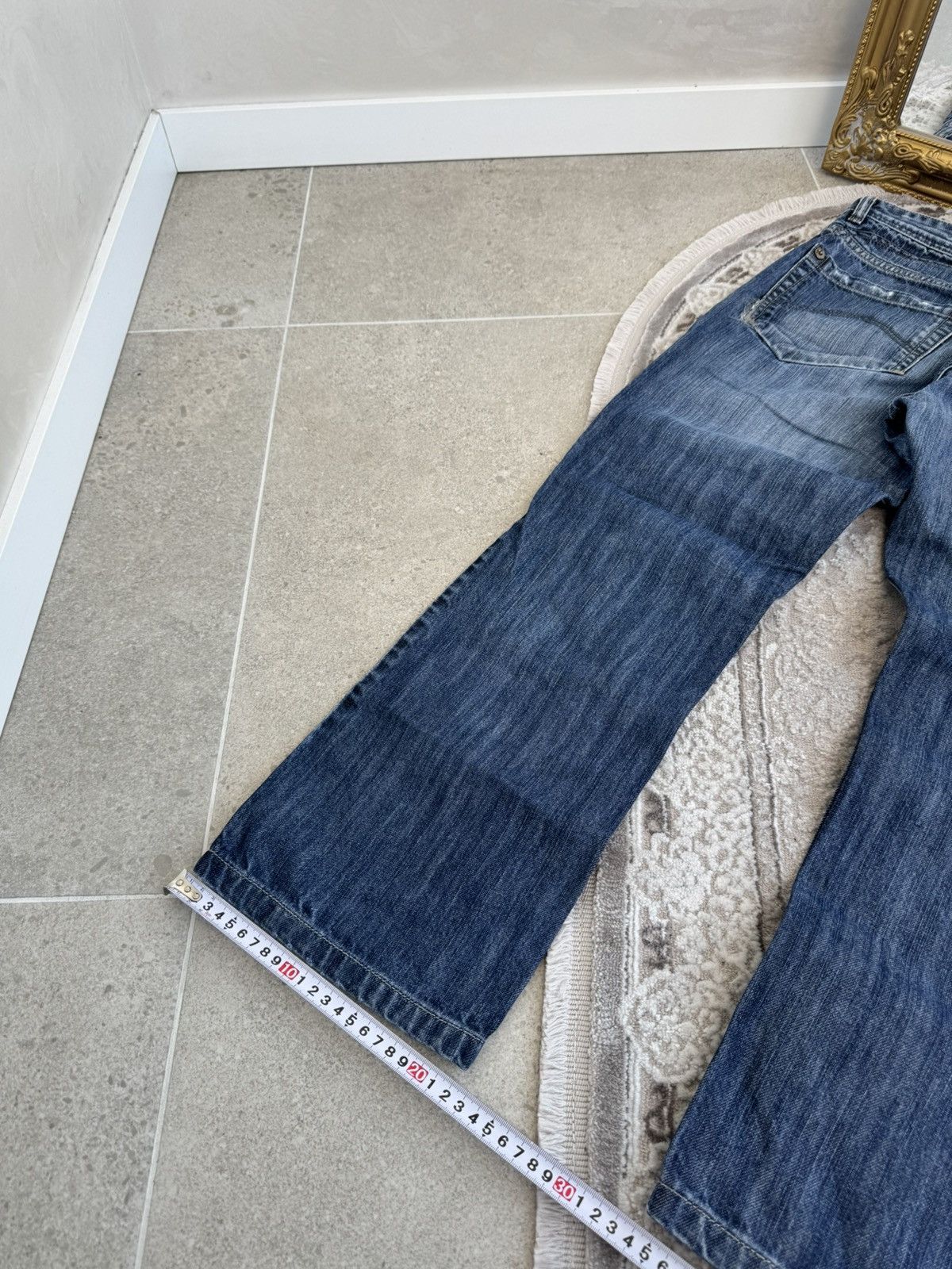 Giorgio Armani 🔥VINTAGE 90s CRAZY ARMANI JEANS Y2K BAGGY CARGO PANTS Size US 30 / EU 46 - 3 Thumbnail