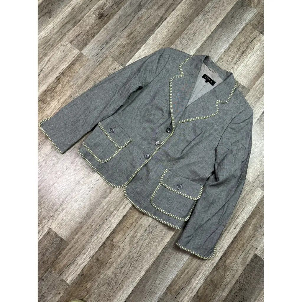 Escada Escada Suit Jacket Size: 44 fit XL Size XL / US 12-14 / IT 48-50 - 2 Thumbnail