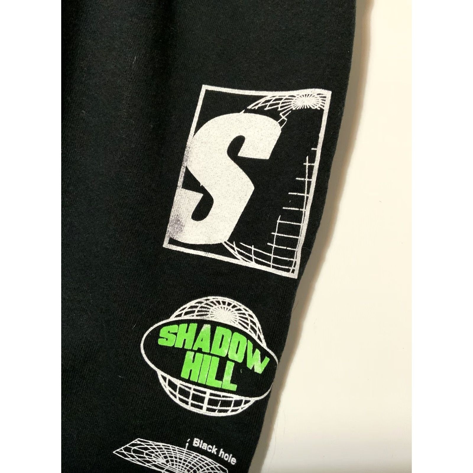 Shadow Hill Shadow Hill USA A World Beyond Heavyweight Black Fleece Jogger Sweatpants Sz. L Men Regular Pants Size L Black Sweatpants Size US 33 - 7 Thumbnail