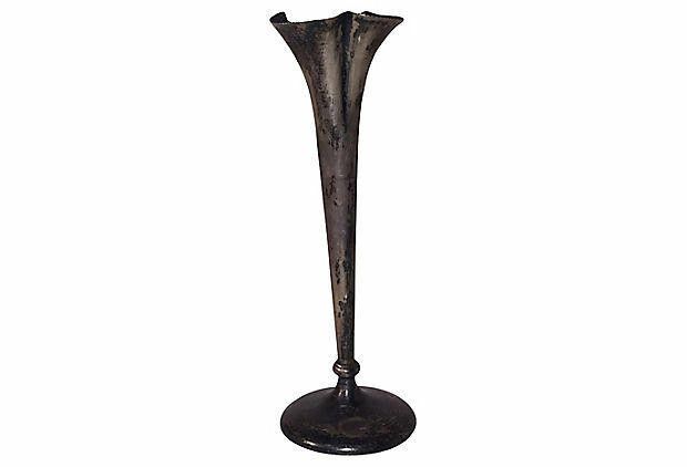 Designer English Sterling Ruffled Edge Bud Vase Size ONE SIZE - 2 Thumbnail