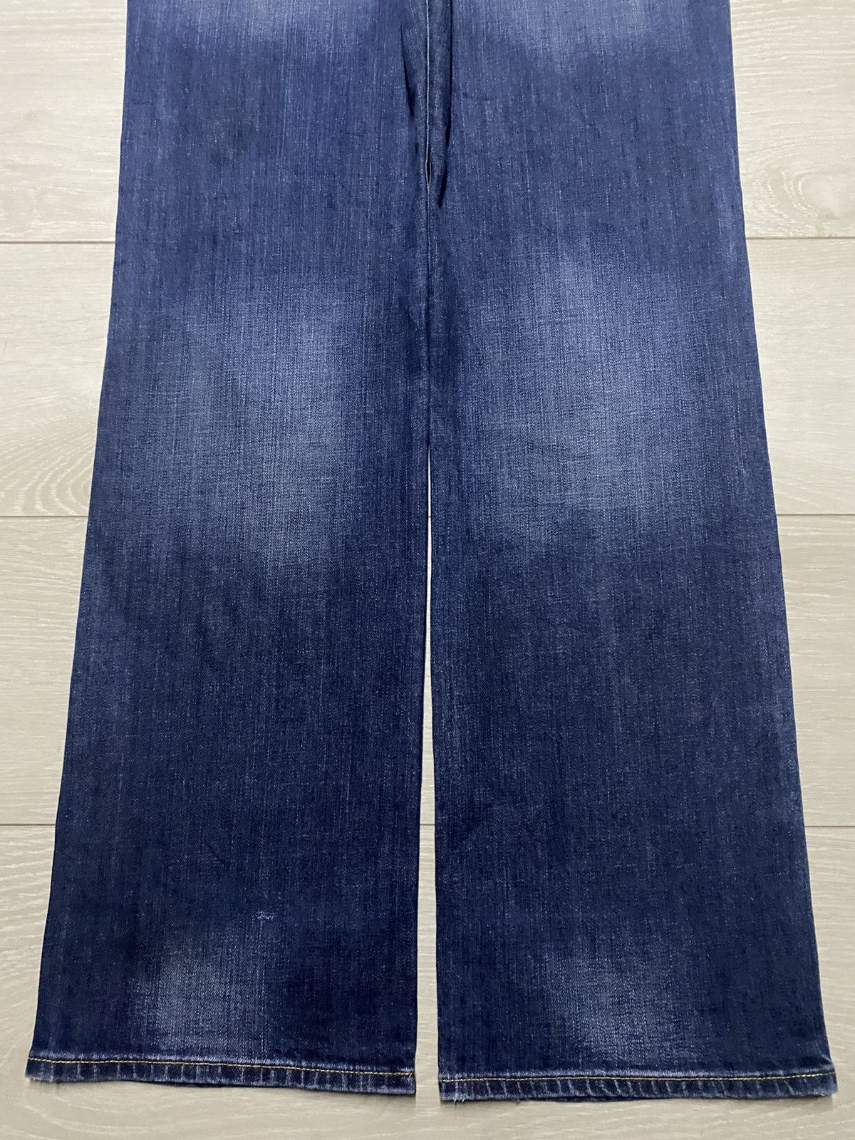 Dapper Dan × Gap Vintage Gap Denim Blue Wash Distressed Bootcut Jeans Size US 33 - 6 Thumbnail