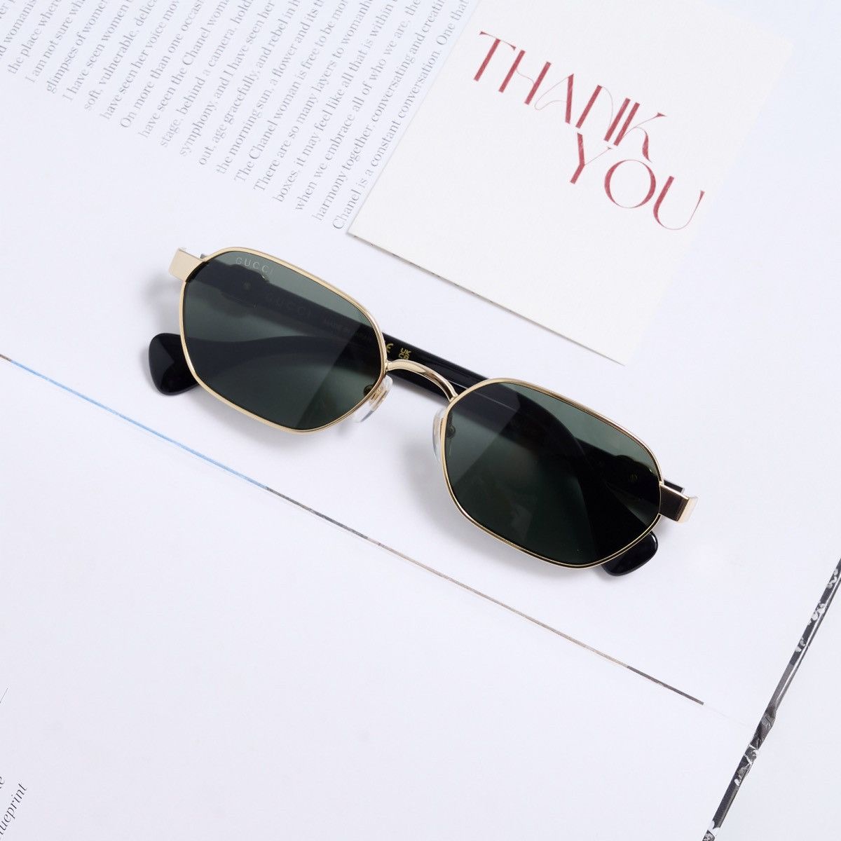 Gucci GUCCI GG1593S 001 SUNGLASSES Size ONE SIZE - 5 Thumbnail
