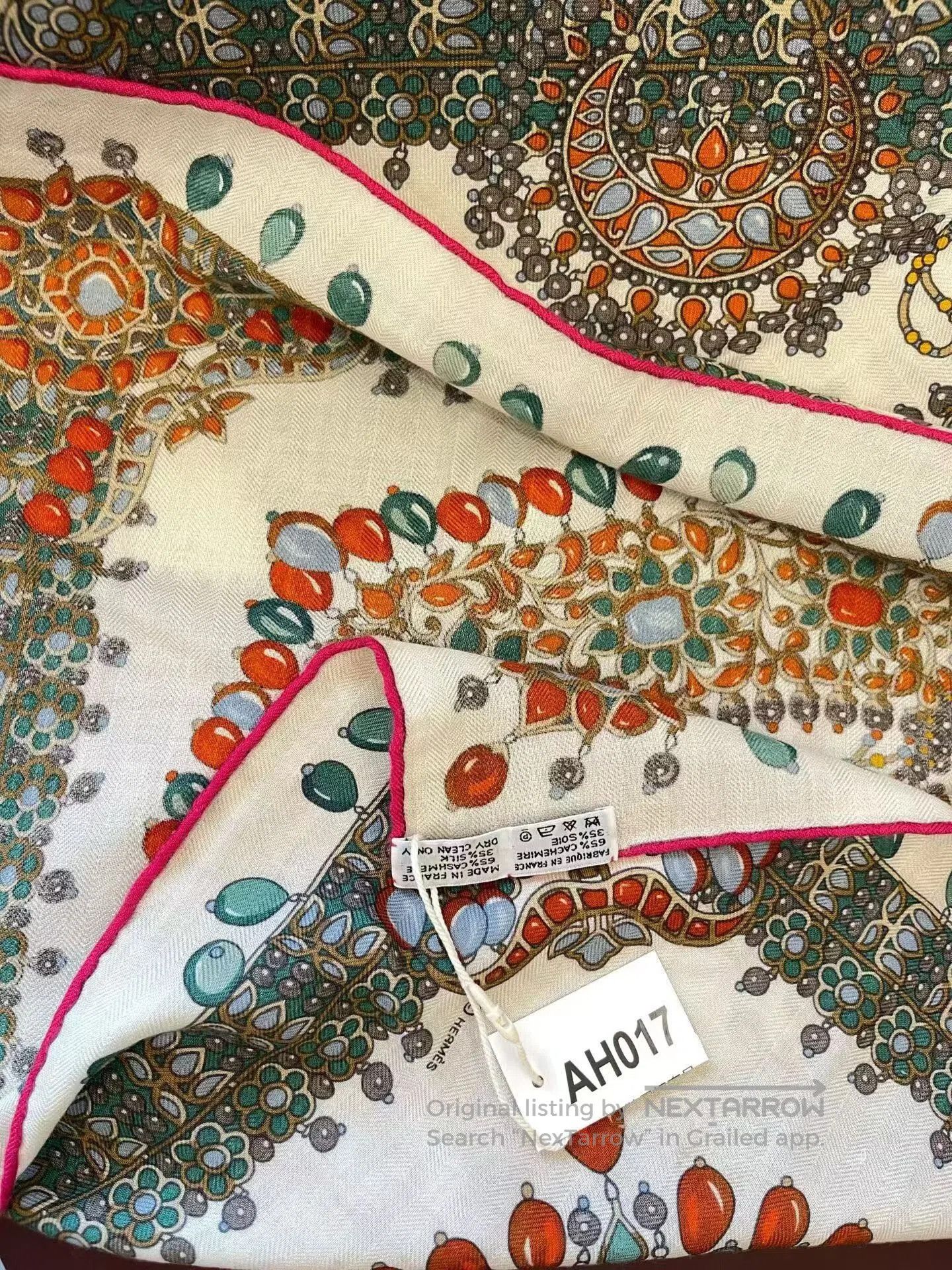 Hermes Hermès Colorful Paisley Scarf Shawl. Size ONE SIZE - 6 Thumbnail