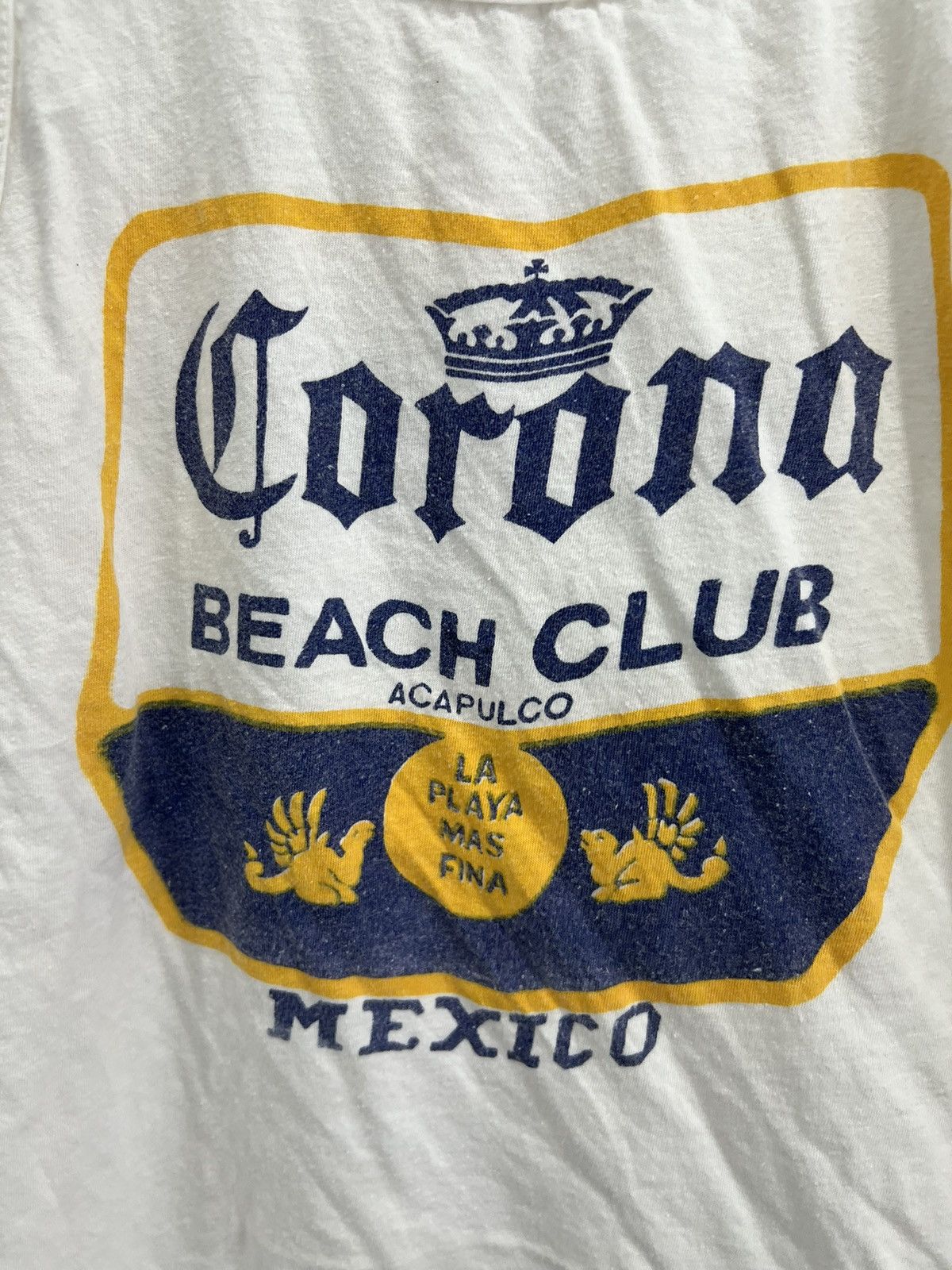 Vintage Vintage Corona Beer Tank Too Shirt sleeveless bud budwesier Size US L / EU 52-54 / 3 - 4 Thumbnail