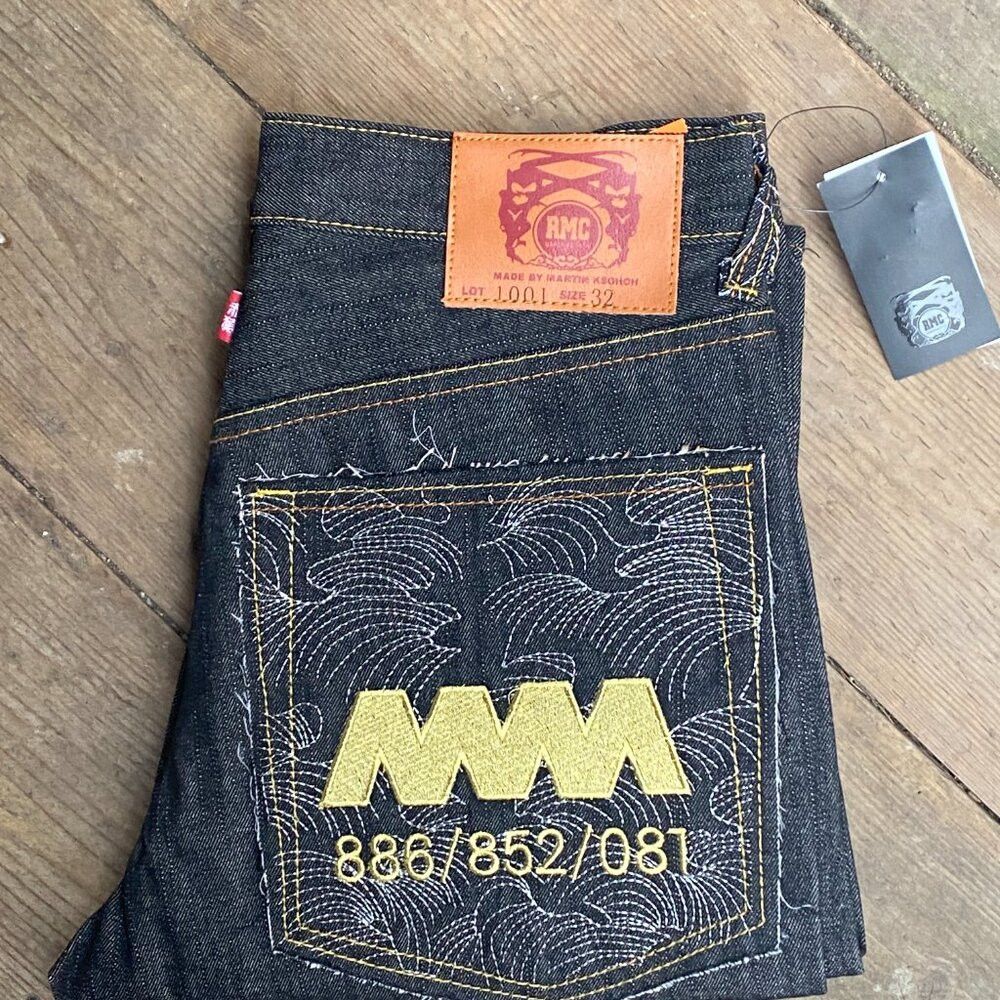 RMC Jeans × Vintage BNWT Vintage Red Monkey Company Embroidered Jeans Size 32 Size US 32 / EU 48 - 4 Thumbnail