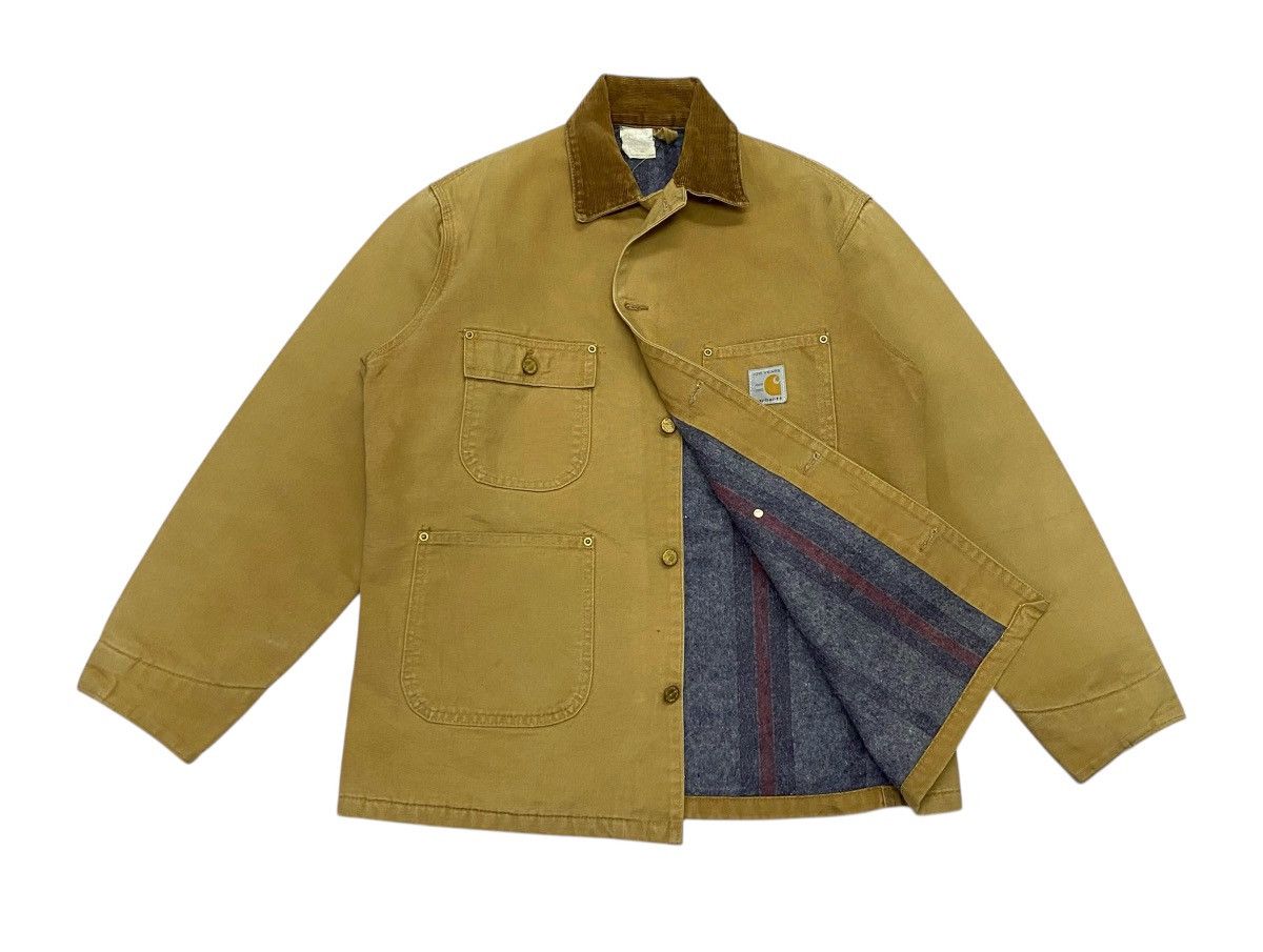 Carhartt × Vintage Carhatt 100 Anniversary Duck Canvas Chore Blanket Jacket Size US L / EU 52-54 / 3 - 5 Thumbnail