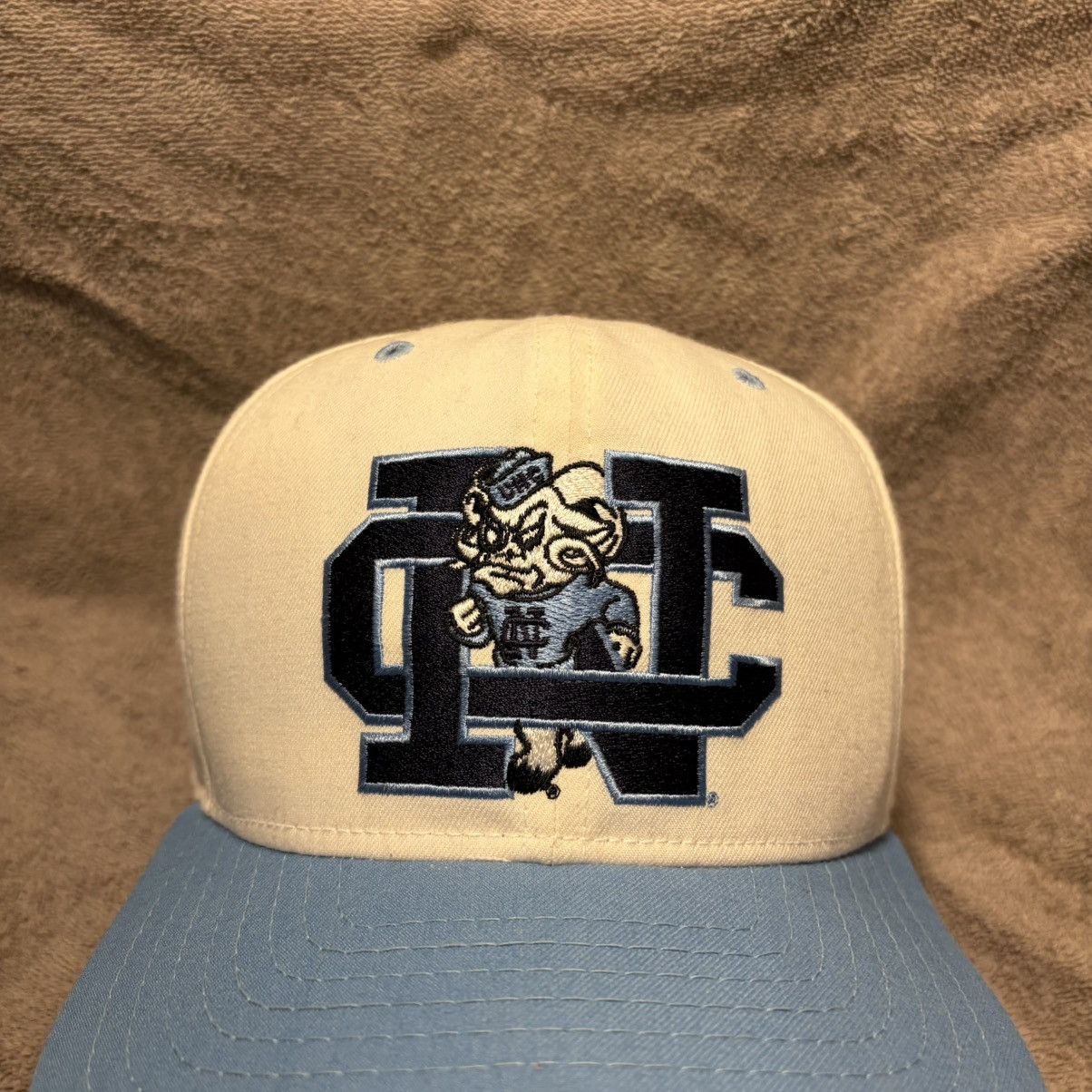 New Era Vintage 90s New Era UNC Tar Heels Pro Model Snapback Hat Size ONE SIZE - 4 Thumbnail