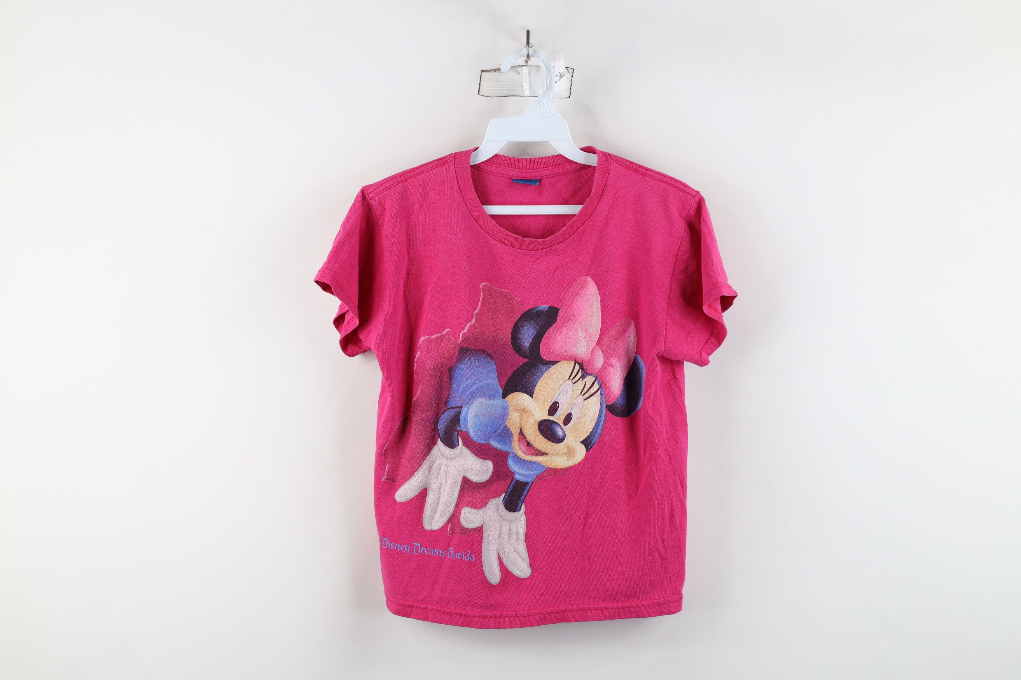 Disney × Vintage Vintage Disney Cropped Disney Dreams Minnie Mouse T-Shirt Size XS / US 0-2 / IT 36-38 - 1 Thumbnail