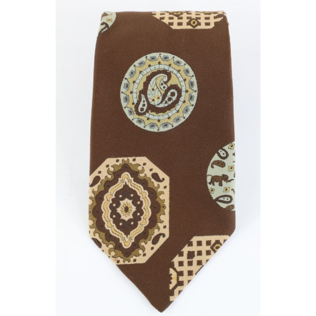 Vintage Vintage 60s 70s Mid Century Modern MCM Paisley Neck Ti Size ONE SIZE - 1 Thumbnail