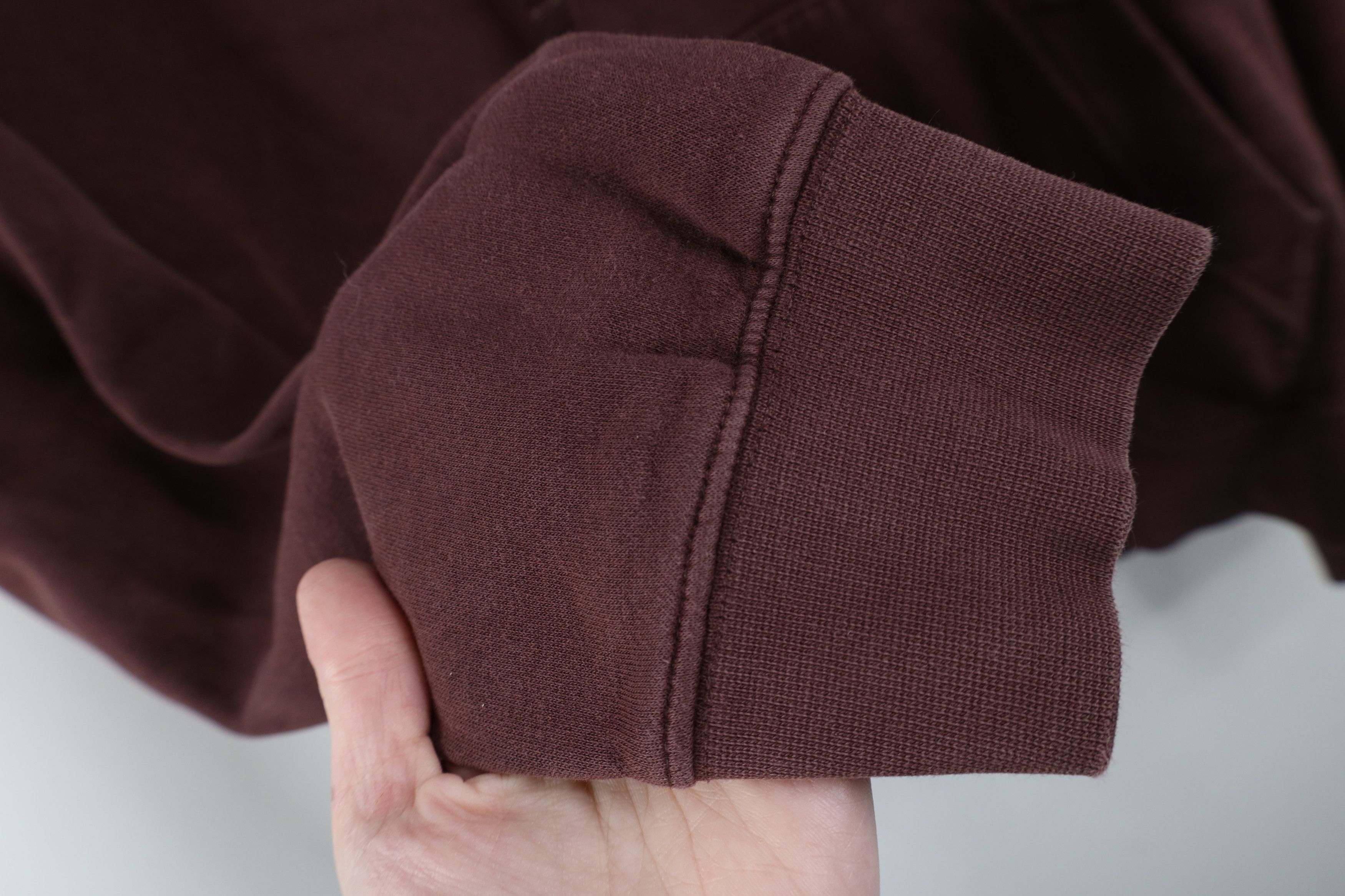 Nike Vintage Y2K Nike Swoosh Sun Faded Hoodie Chocolate Brown Size US L / EU 52-54 / 3 - 7 Thumbnail