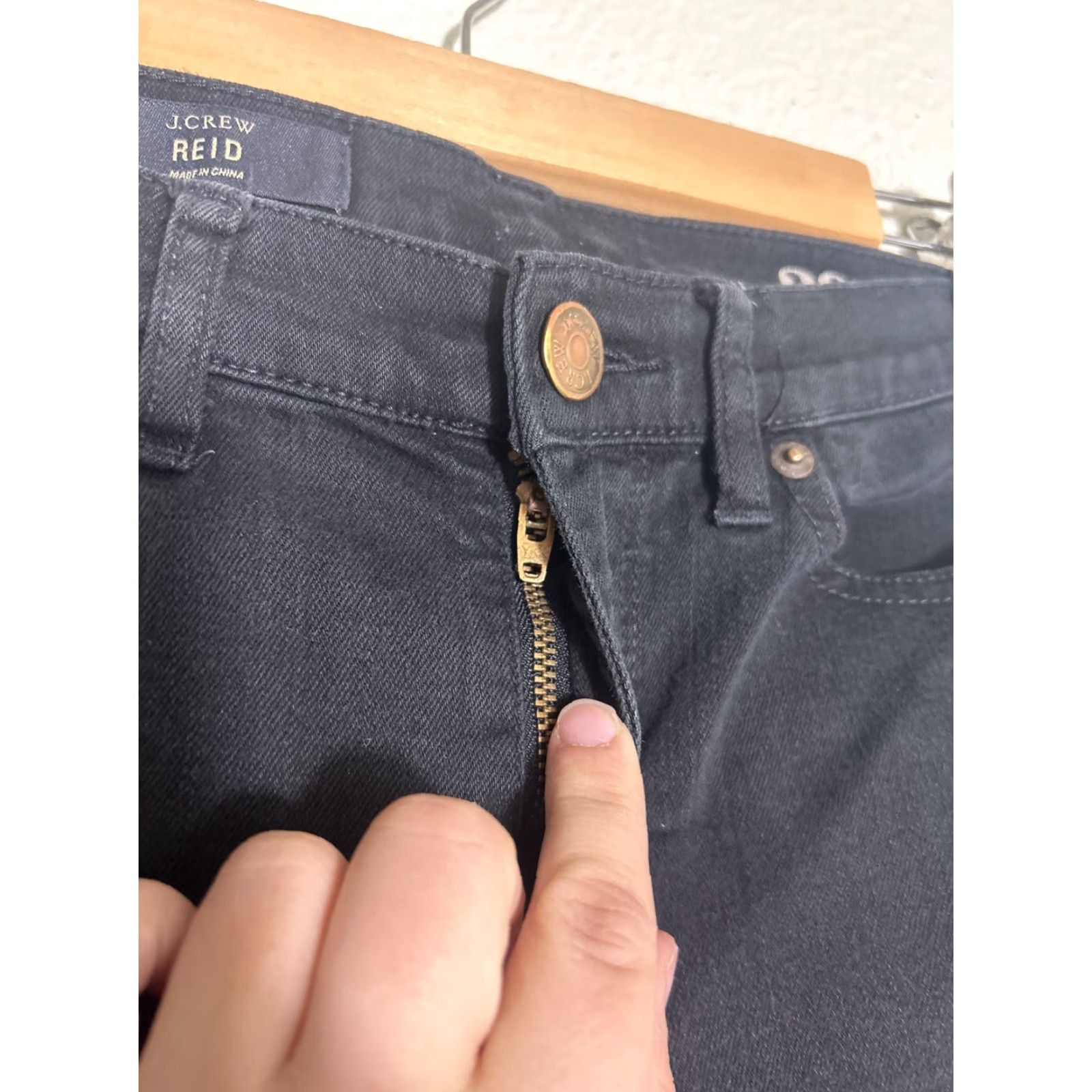 J.Crew J.CREW Reid Pants Black Womens Petite 28 Chino 30x28 Size 28" / US 6 / IT 42 - 7 Thumbnail