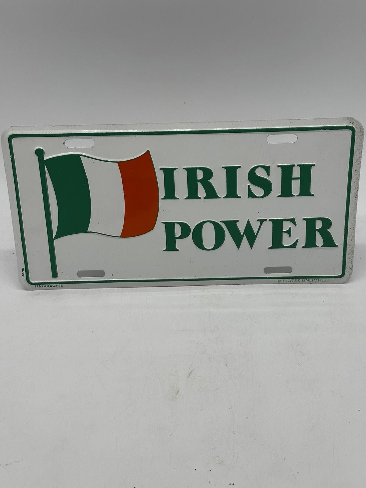 Designer IRISH POWER VANITY LICENSE PLATE Size ONE SIZE - 1 Preview
