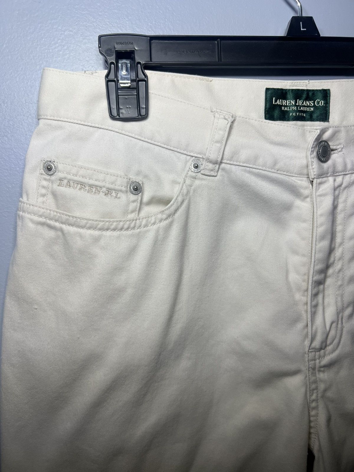 Denim & Supply Ralph Lauren × Polo Ralph Lauren × Ralph Lauren Lauren Jeans Co Ralph Lauren White Capri Pants Petite Sz 10P Size 32" / US 10 / IT 46 - 3 Thumbnail