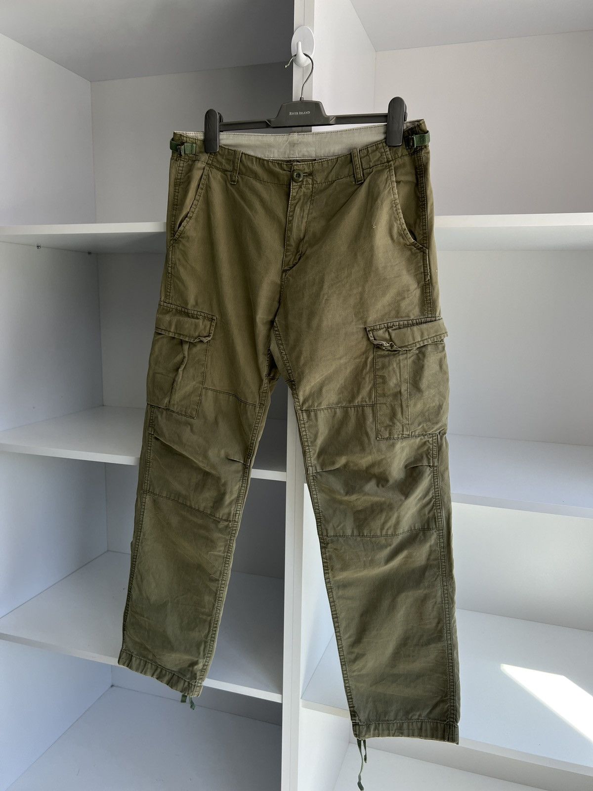 Carhartt × Vintage Vintage Carhartt Cargo Green Pants Size US 33 - 6 Thumbnail