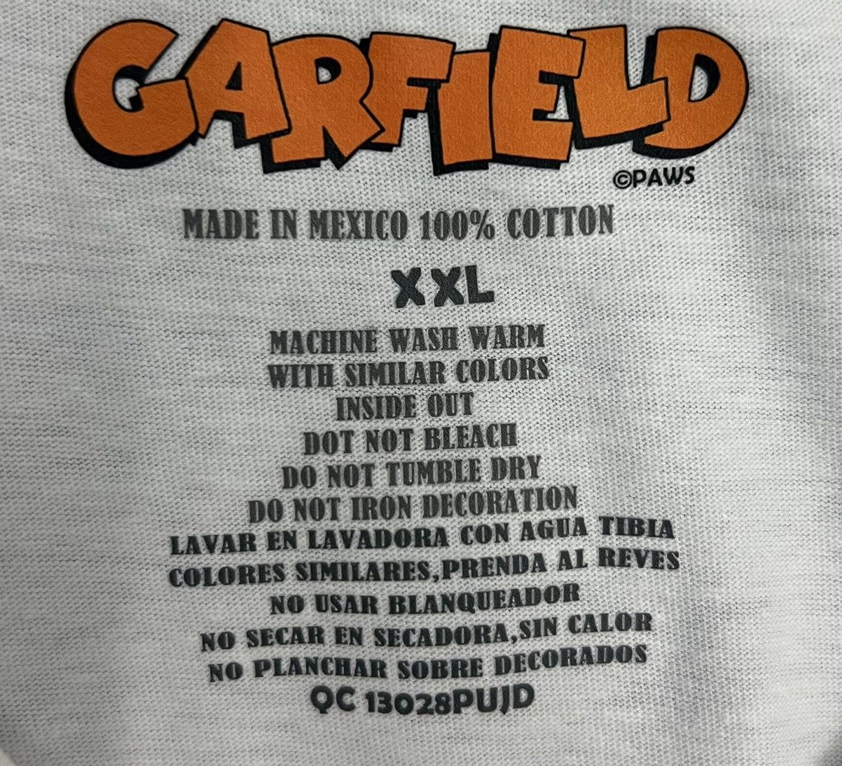 Vintage VINTAGE GARFIELD NEVER HIT SOFT SHIRT Size US XXL / EU 58 / 5 - 7 Thumbnail