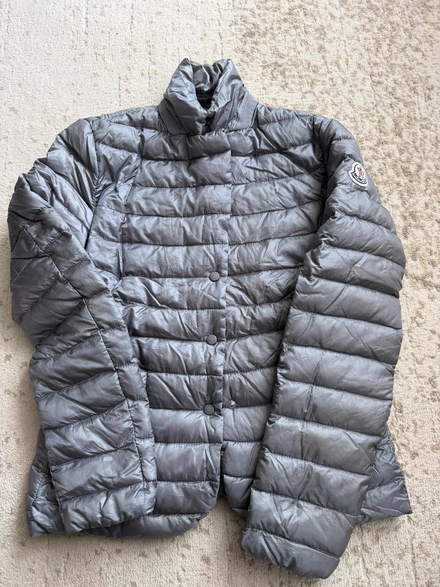 Moncler Moncler Gray 0 Slight Creases Size US XS / EU 42 / 0 - 1 Thumbnail