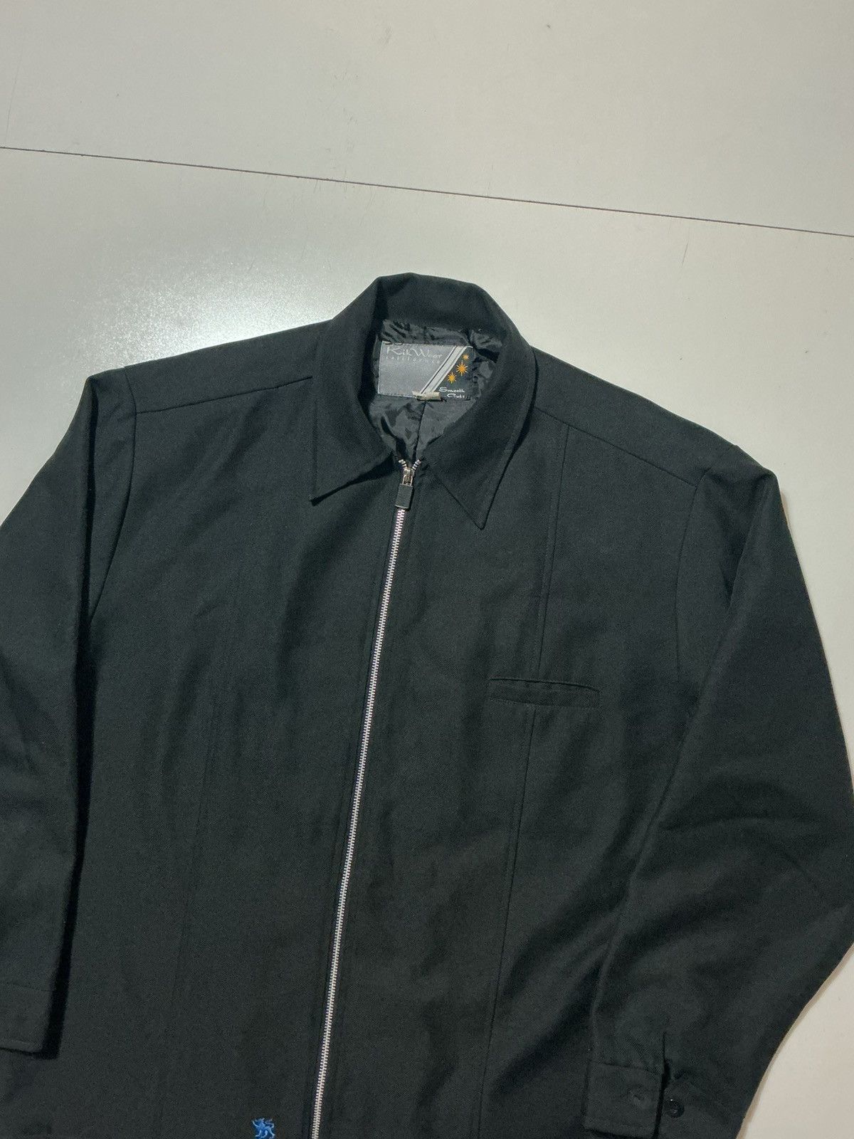 Vintage Vintage 90s Y2K Kikwear Smooth Cuts Mechanic Skate Jacket Size US L / EU 52-54 / 3 - 5 Thumbnail