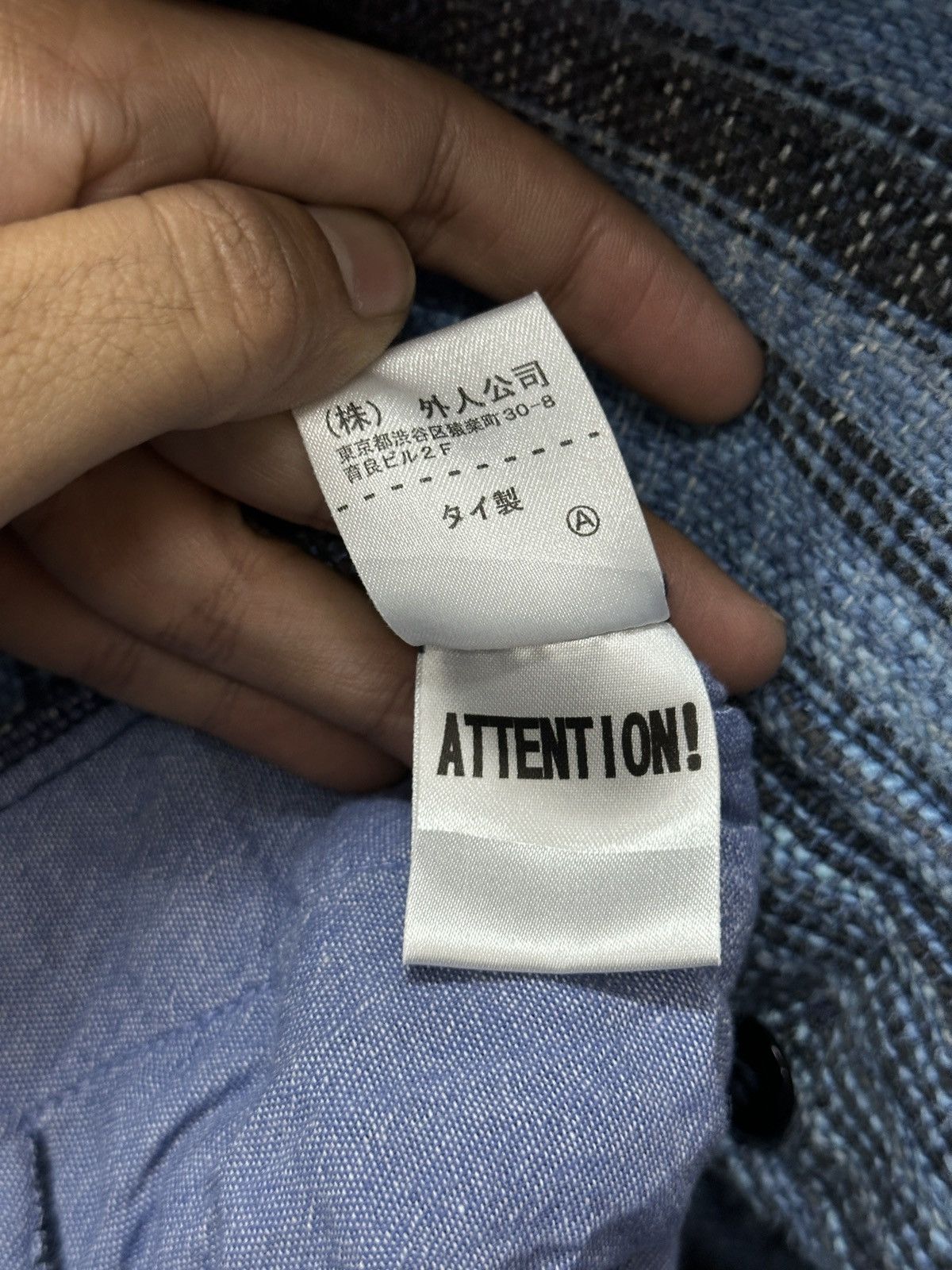 Kapital Sashiko Boro Chiang Mai Deluxe By Gaijin Made Indigo Shirt Size US M / EU 48-50 / 2 - 7 Thumbnail