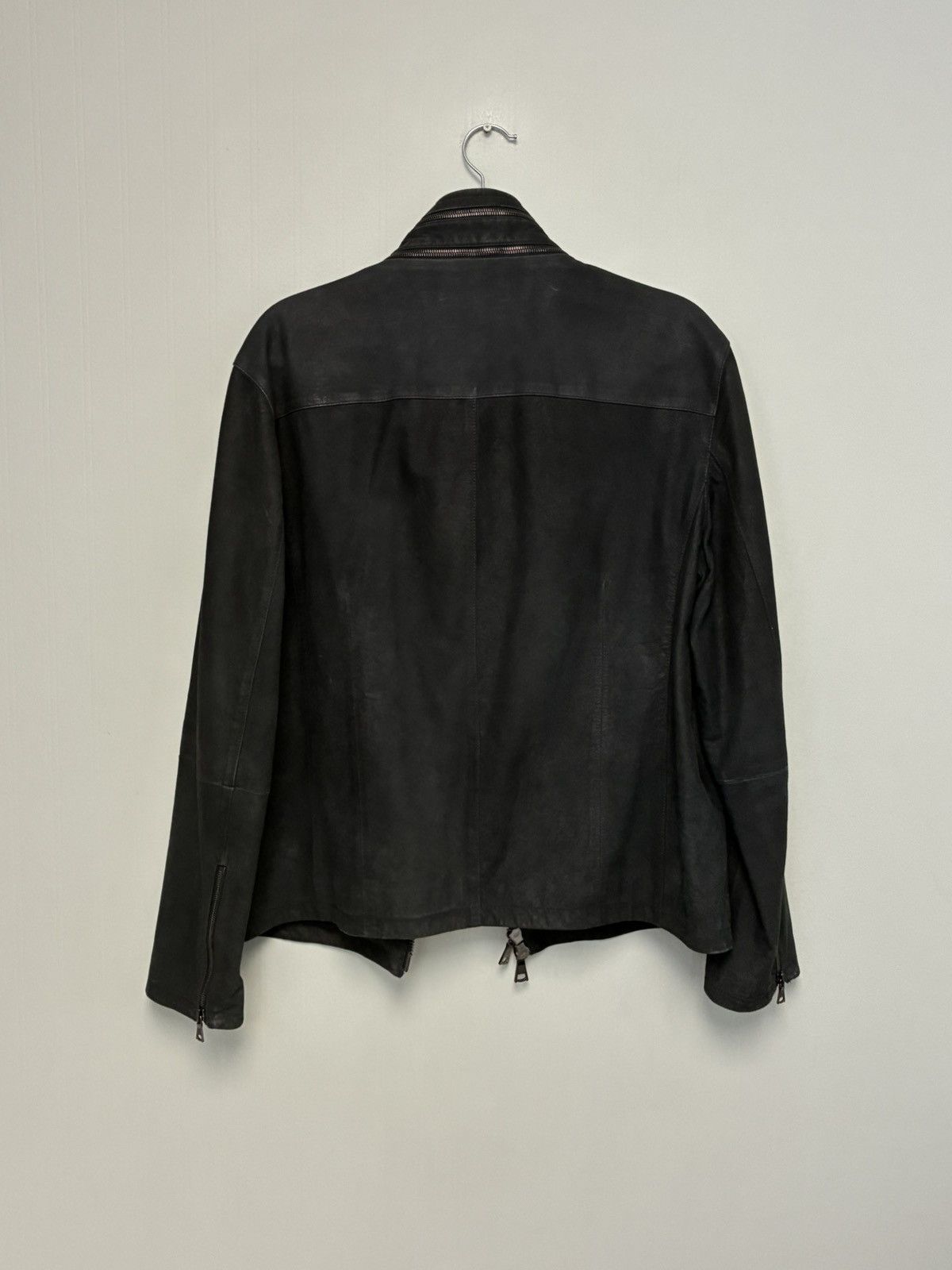 John Varvatos Stand Collar Leather Jacket EU 50 USA 40 Size US M / EU 48-50 / 2 - 7 Thumbnail