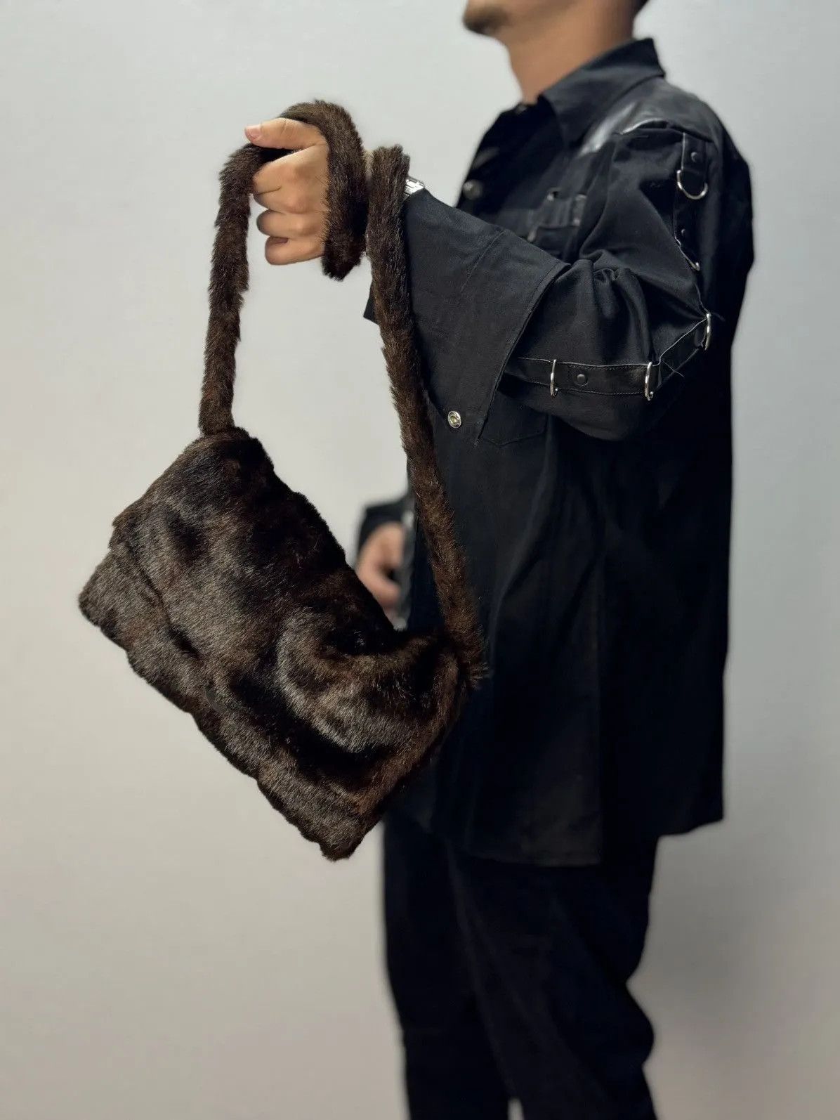 If Six Was Nine Vintage Hysteric Glamour Style Fur Rabbit Opium Bag Gothic Size ONE SIZE - 1 Thumbnail