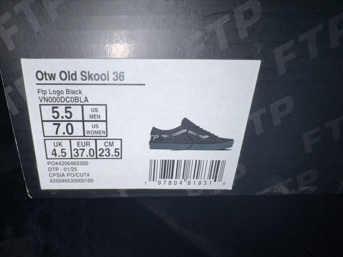 Other FTP + OTW BY VANS OLD SKOOL 36 Size US 5.5 / EU 38 - 10 Thumbnail