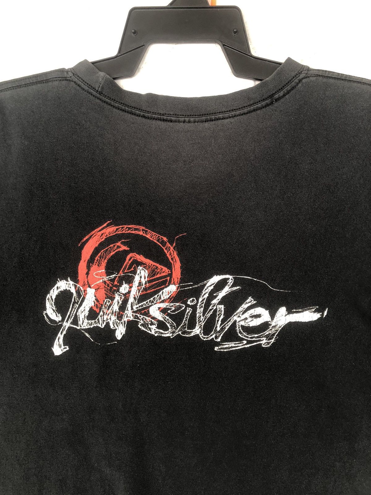 Quiksilver Vintage Quiksilver Surfing black Faded Tee Size US XL / EU 56 / 4 - 2 Thumbnail