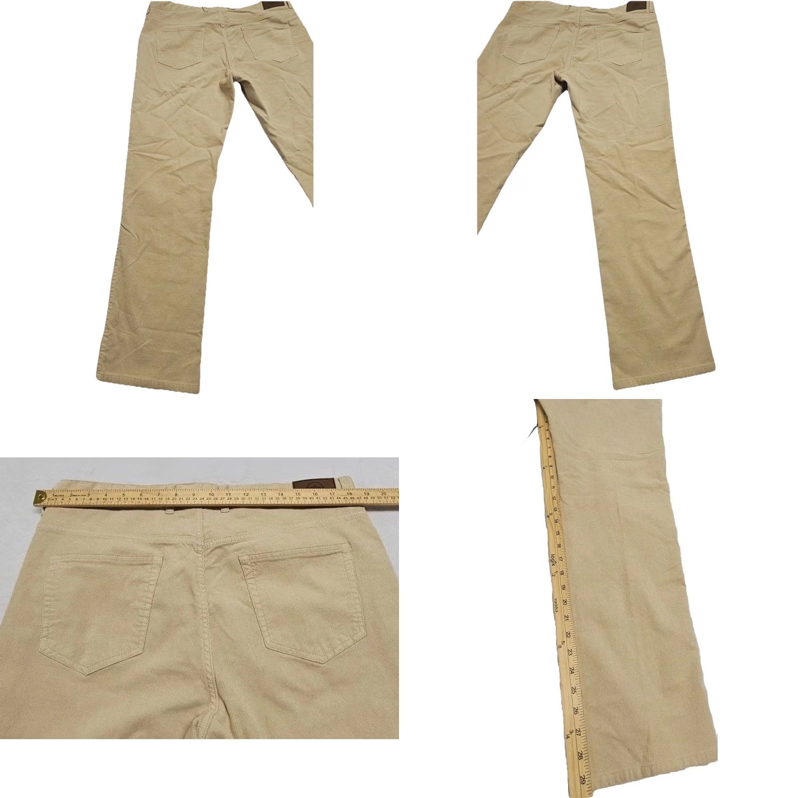 Peter Millar Peter Millar Khaki Pants 36 Flat Front Stretch Chino Classic Fit Men’s Corduroy Hat Size US 36 / EU 52 - 8 Thumbnail