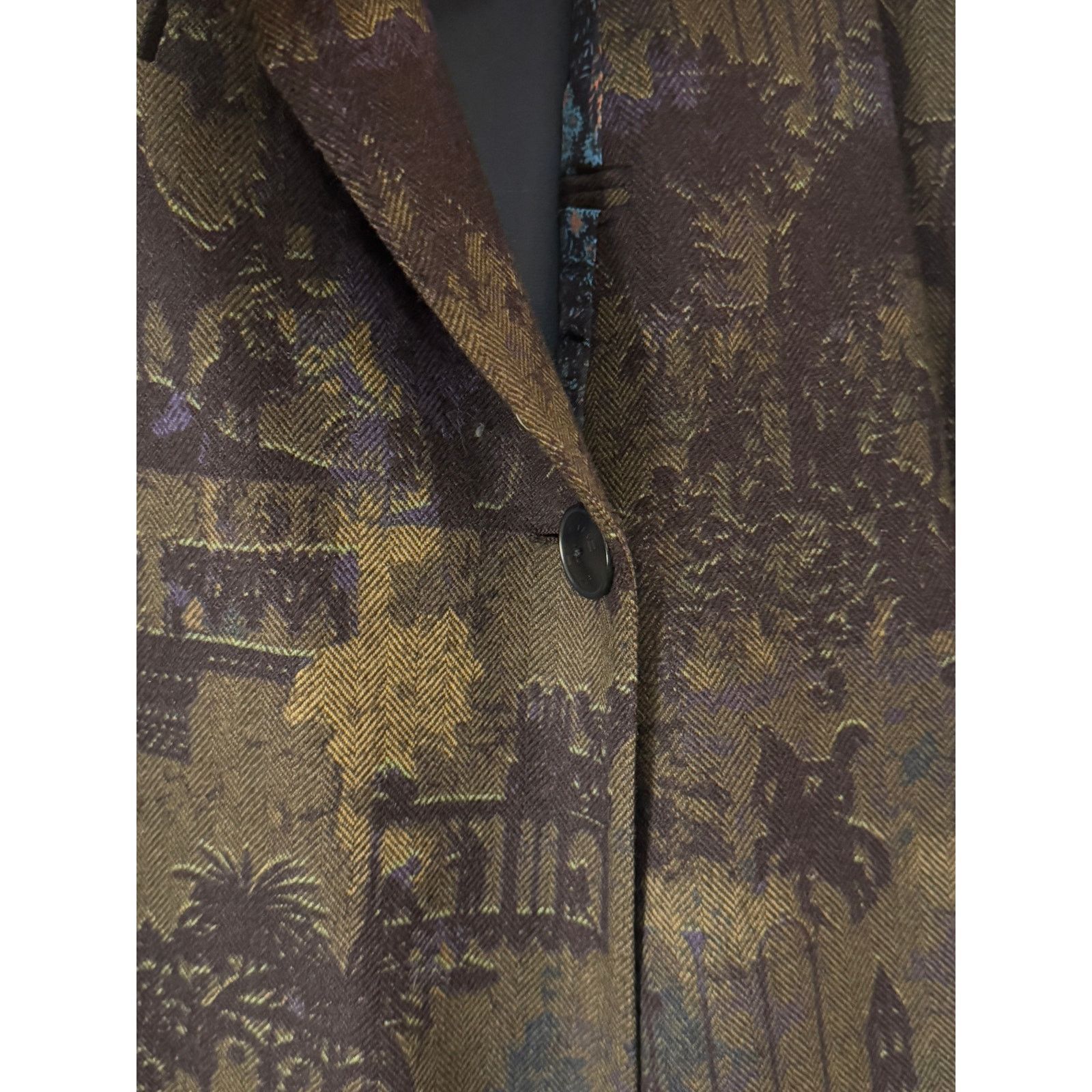 Etro Etro Men's Multi Color Cashmere Blazer Size 48R - 6 Thumbnail