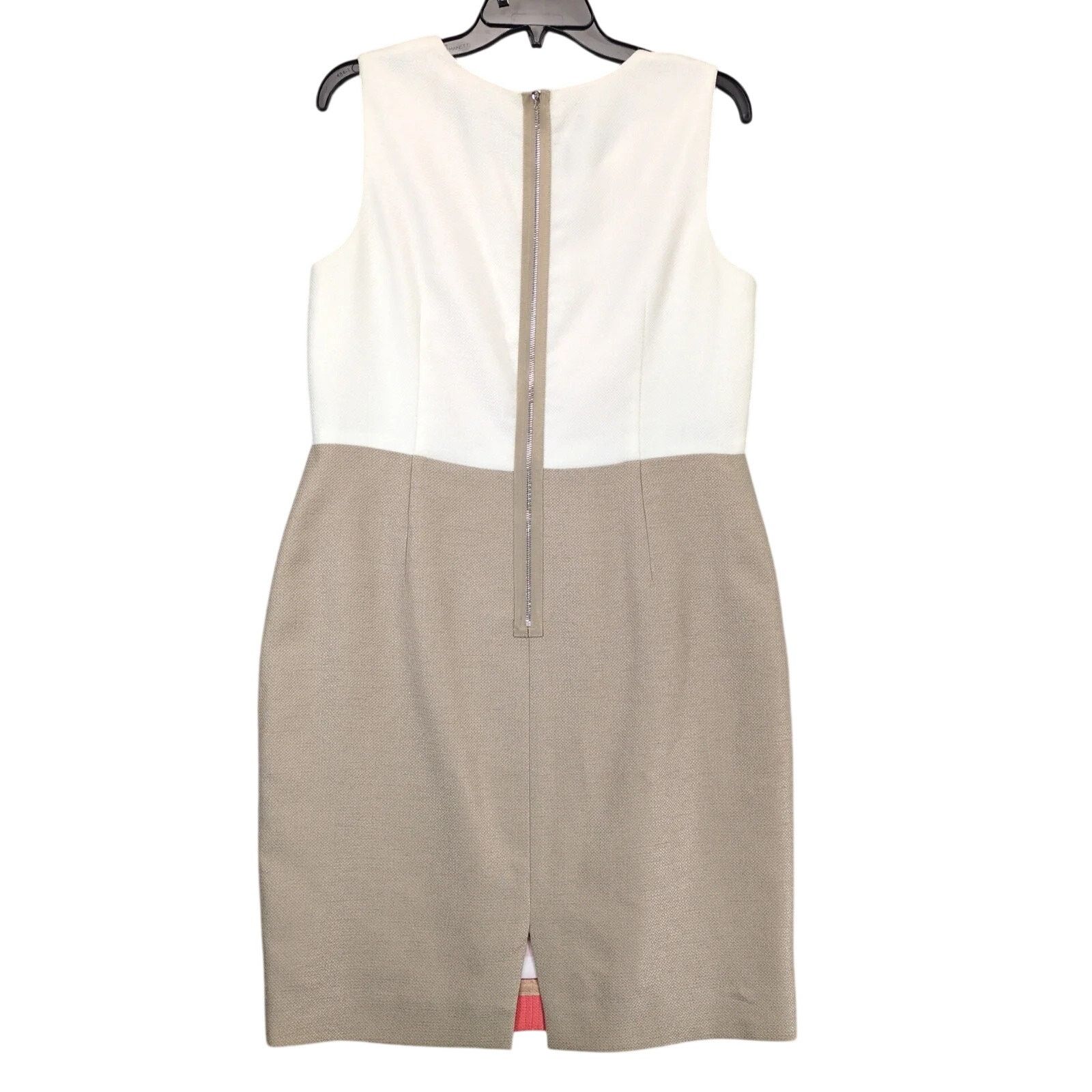 Anne Klein Anne Klein Retro Colorblock Bodycon Mini Dress Sleeveless 12 Size XL / US 12-14 / IT 48-50 - 2 Thumbnail