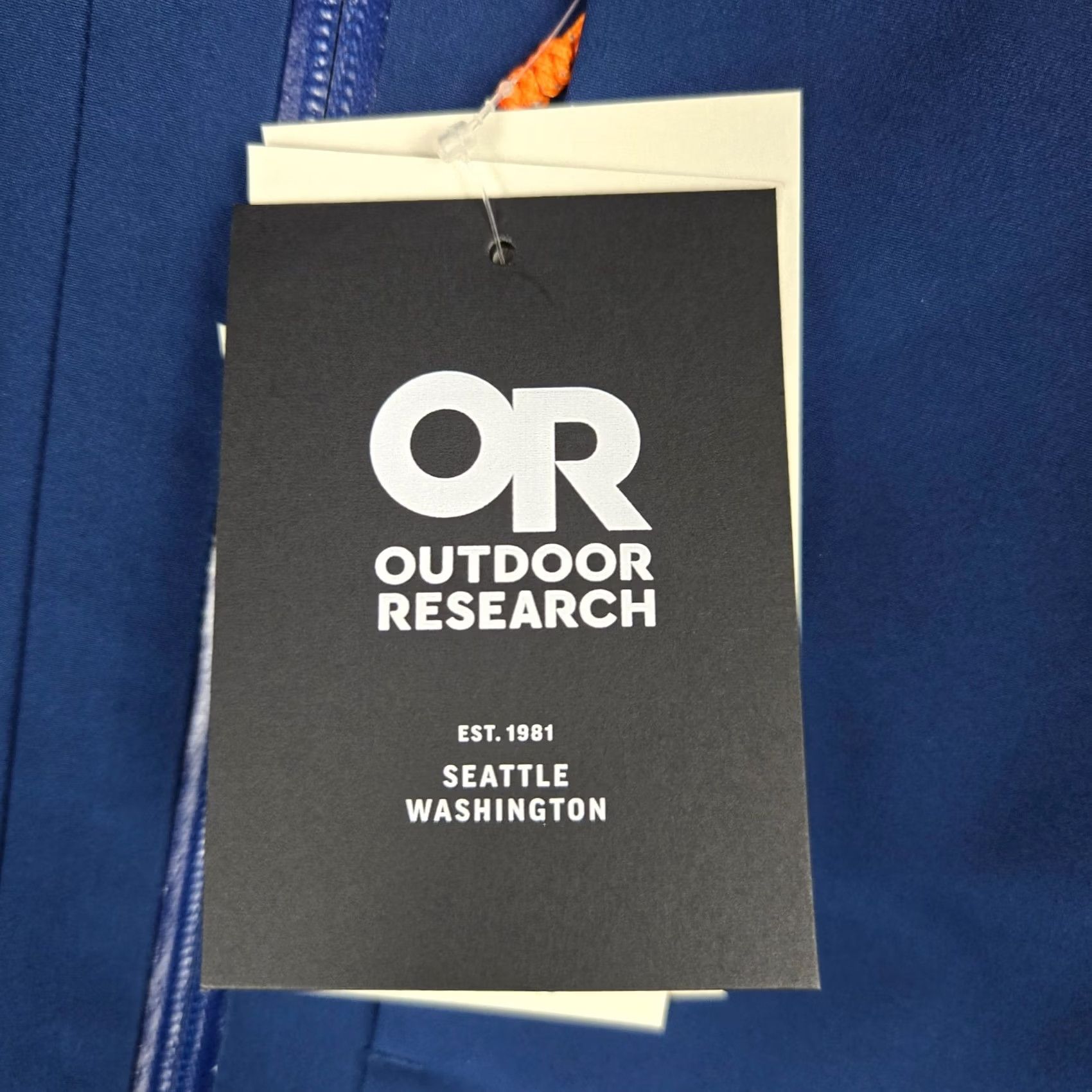 Outdoor Research Outdoor Research Jacket Mens XL Winter Full Zip Hooded Waterproof Insulated Blue Orange" Size US XL / EU 56 / 4 - 6 Thumbnail