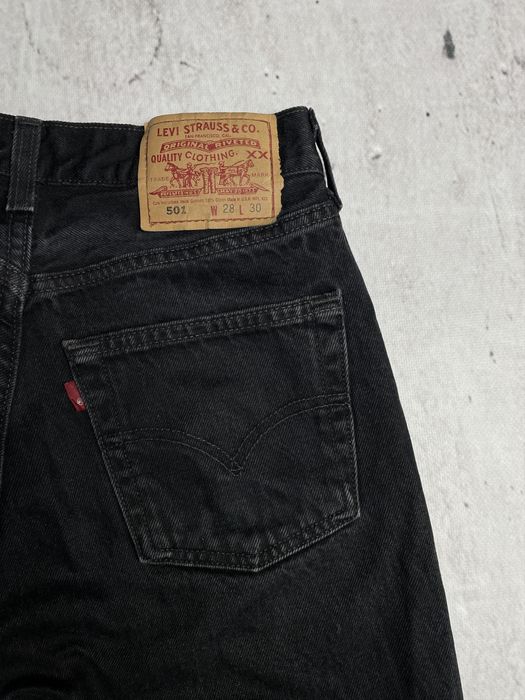 Vintage Made in USA Vintage 90s Levi's 501 Black Denim Jeans