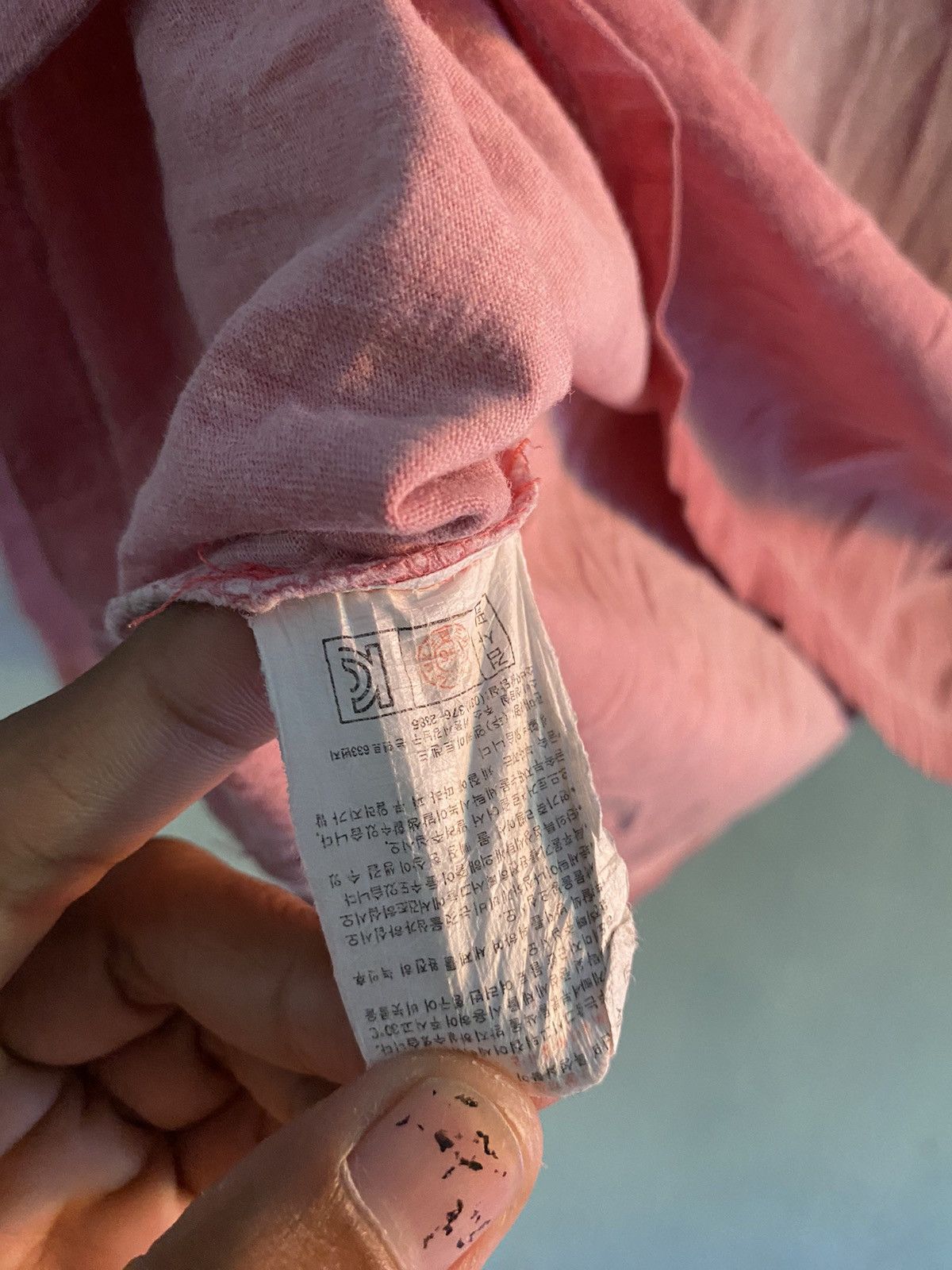 Japanese Brand × Le Grande Bleu (L.G.B.) × Yasuyuki Ishii Buckaroo pink washed planet longsleeve t-shirts Size US L / EU 52-54 / 3 - 7 Thumbnail