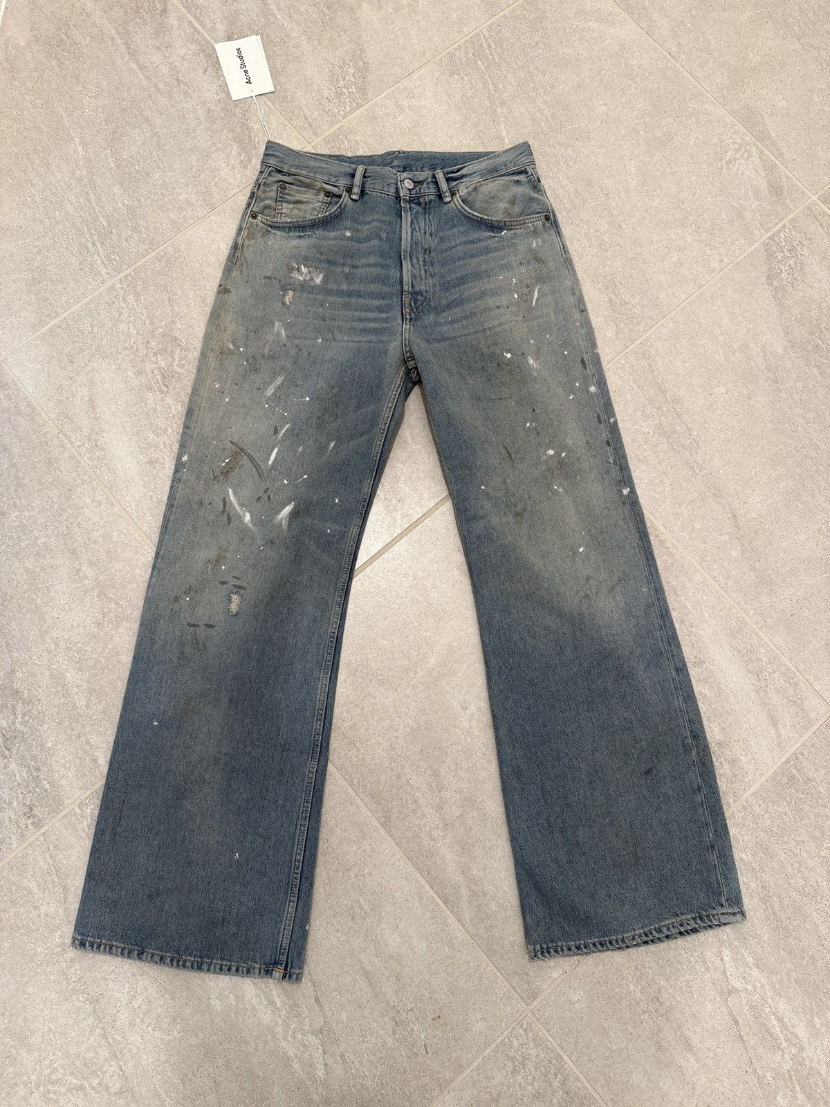 パンツ Acne Studios 2021M Rocky Road Beige 28 Acne Studios - Acne Studios 2021M Rocky Road Beigeデニムの