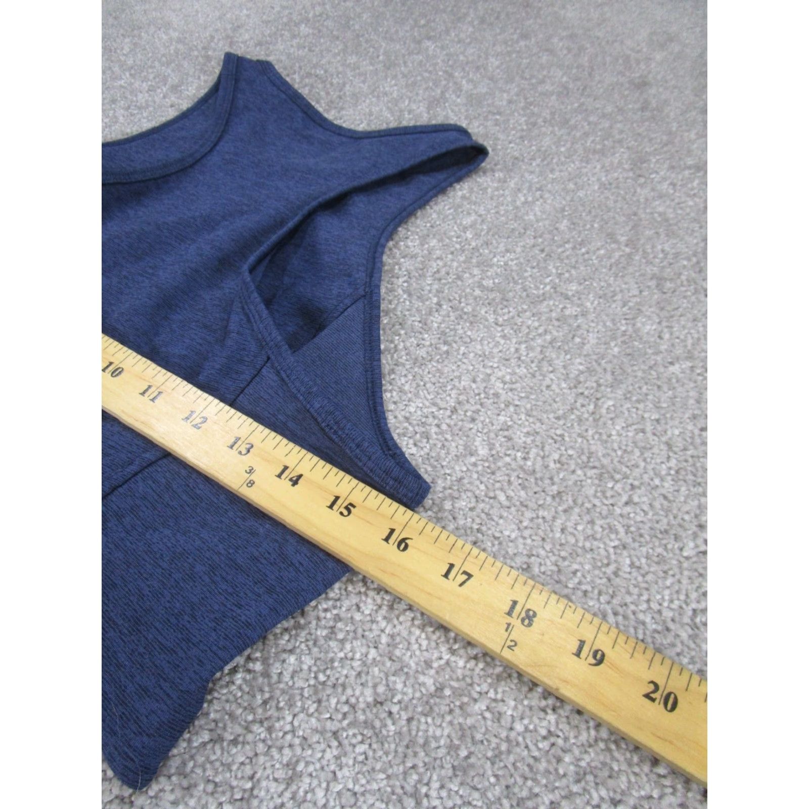 Outdoor Voices Outdoor Voices Tank Shirt Womens Large Blue Cropped Stretch Gym Training - 90s Not Applicable? (no decade) - Womens Size L / US 10 / IT 46 - 5 Thumbnail