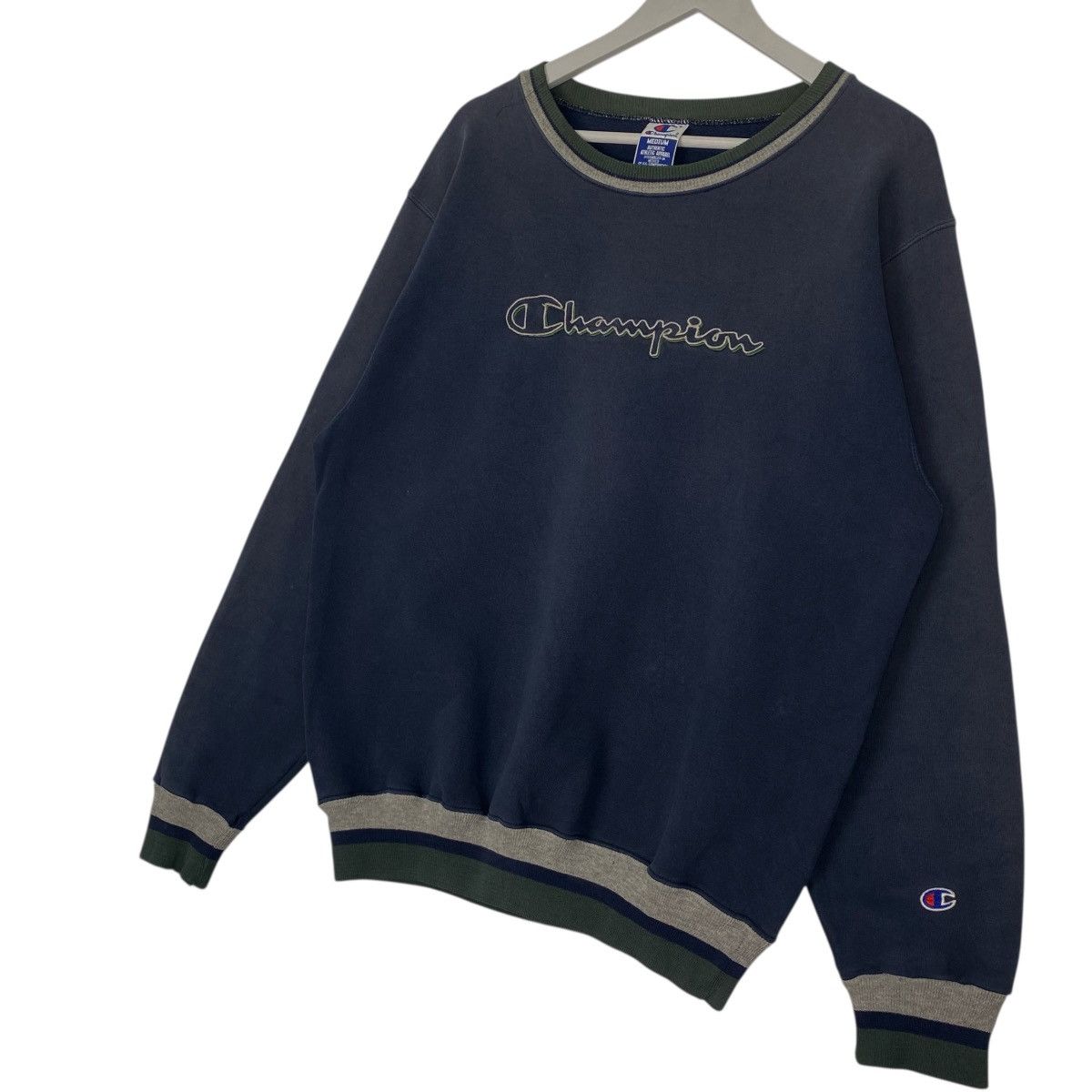 Other Vintage Champion Sweatshirt Crewneck NavyBlue Printed SizeL Size US L / EU 52-54 / 3 - 2 Thumbnail