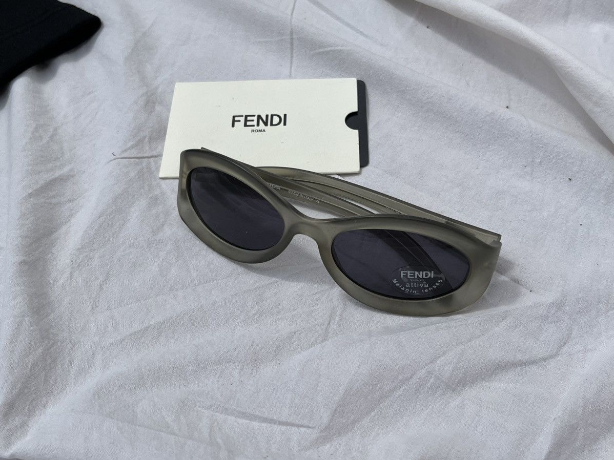 image of Fendi Vintage Sunglasses in Green, Men's