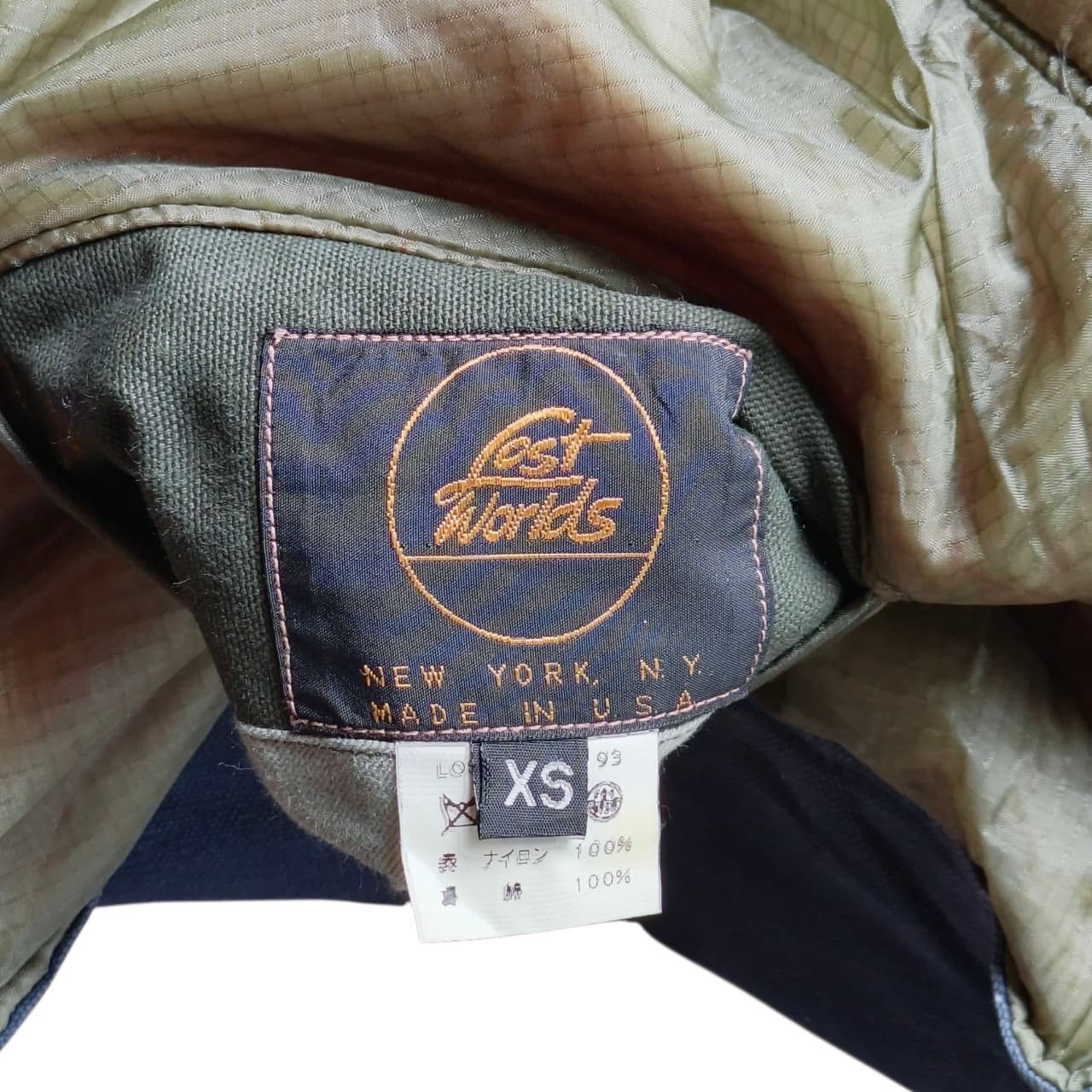 Vintage Vintage Lost Worlds 18oz Cotton Reversible Work Jacket Size US XS / EU 42 / 0 - 10 Thumbnail